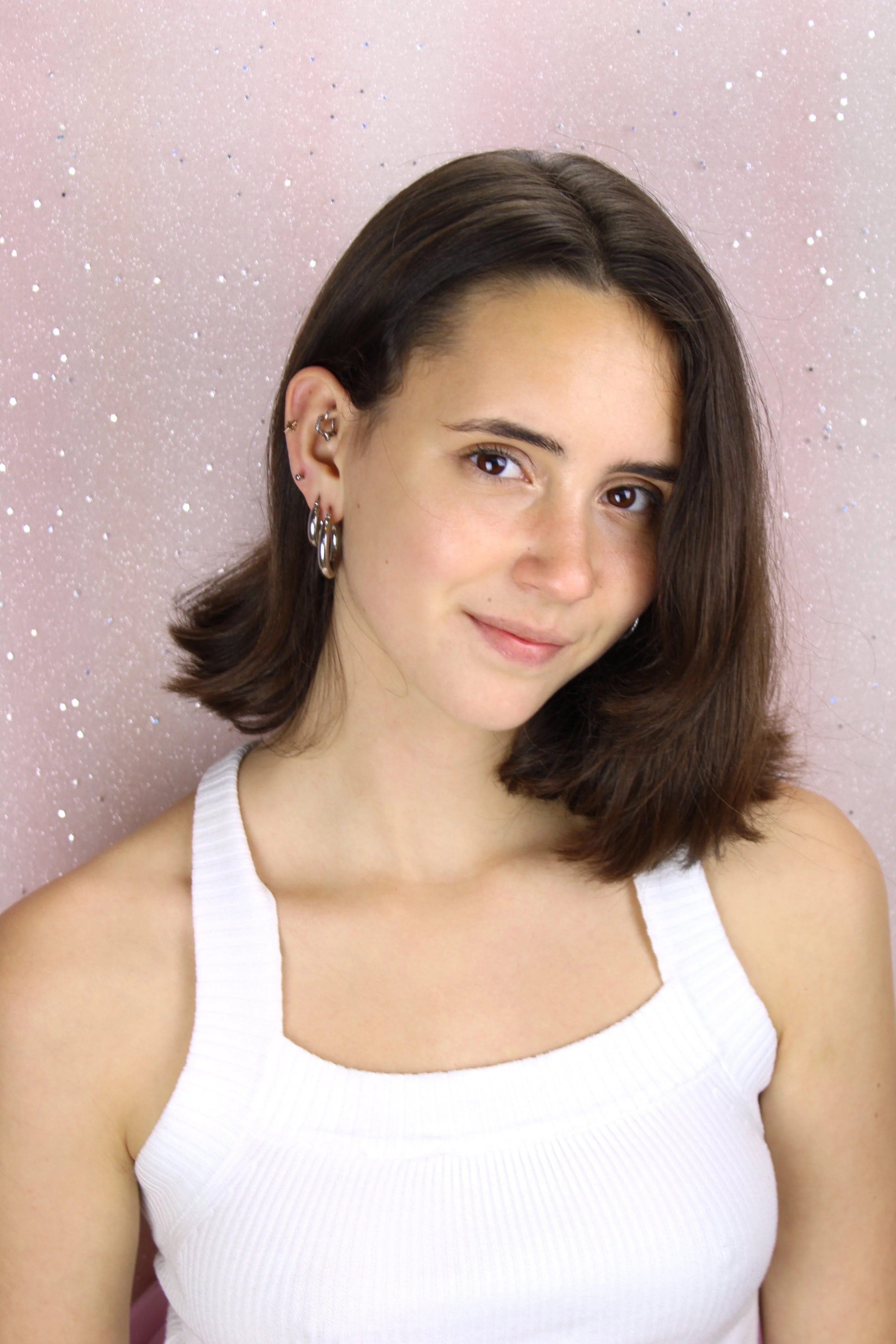 32mm Chunky Stainless Steel Hoop Earrings - Image 4