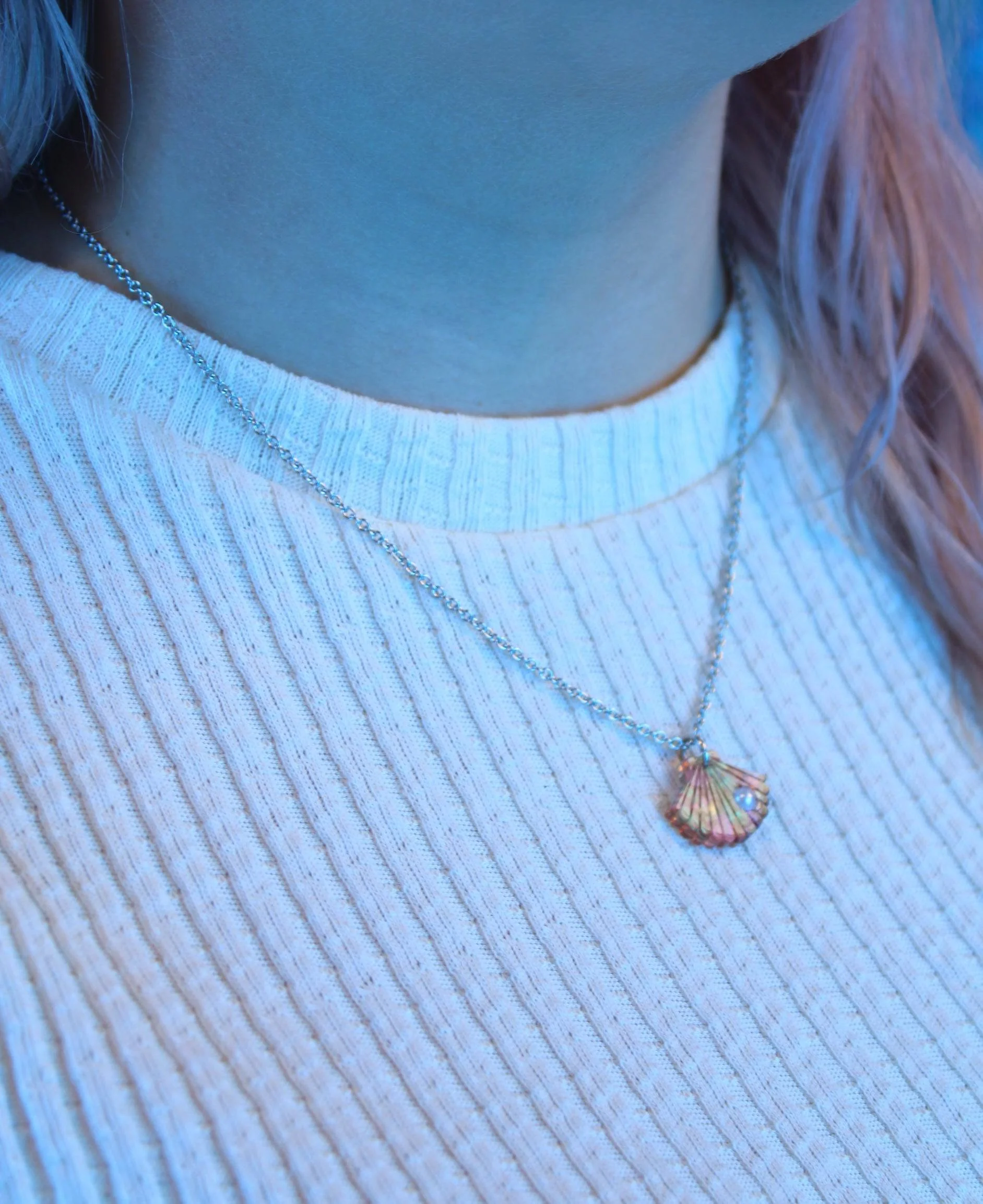 Abalone Shell Pendant Necklace - Image 3
