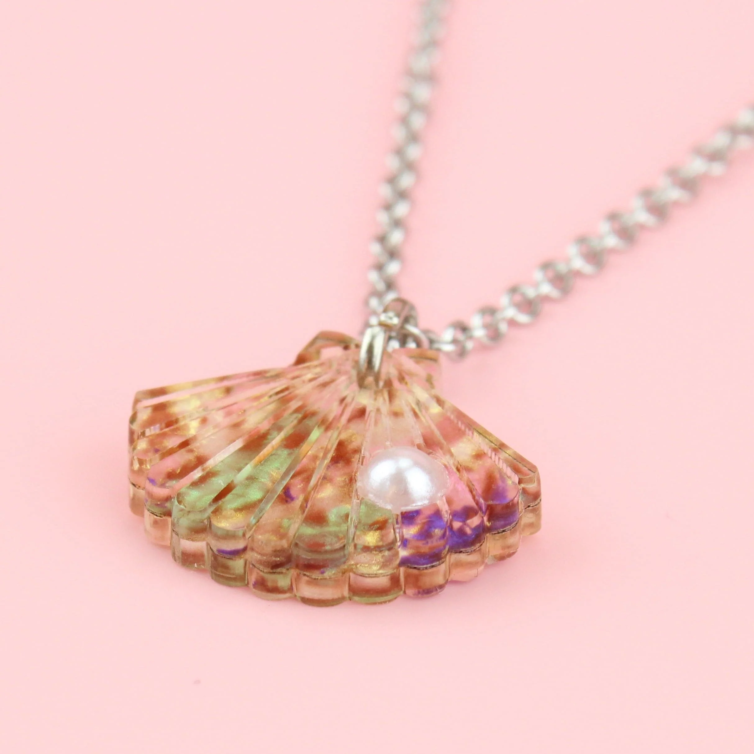 Abalone Shell Pendant Necklace - Image 4