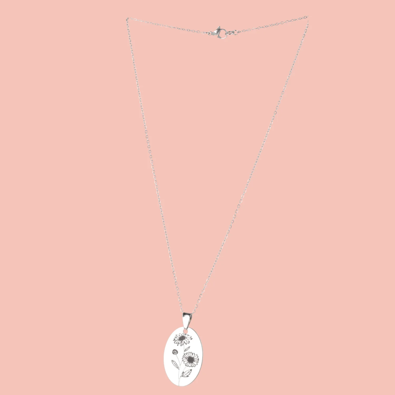 April Birth Flower Necklace - Daisy - Image 3