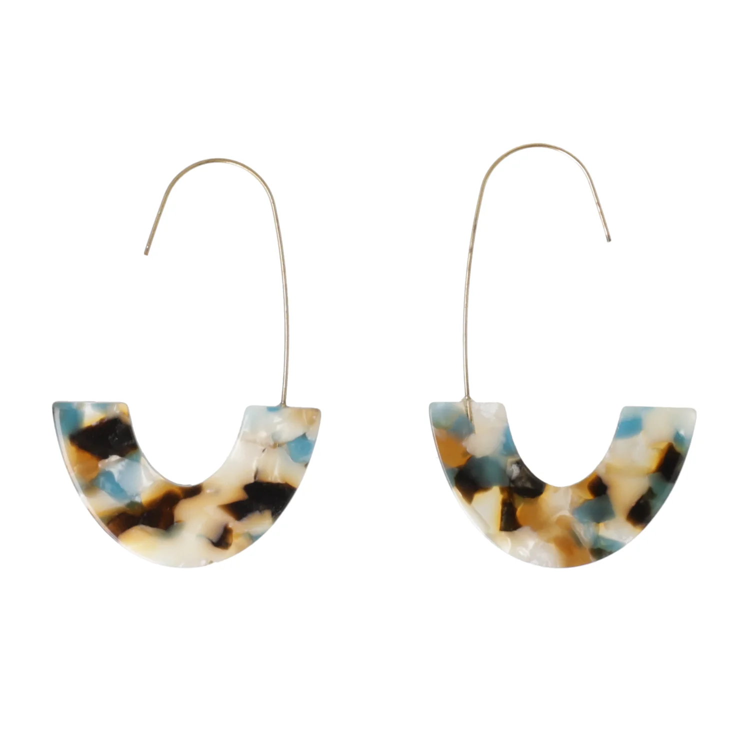 Arch Rivals Drop Earrings - Blue Lagoon - Image 3