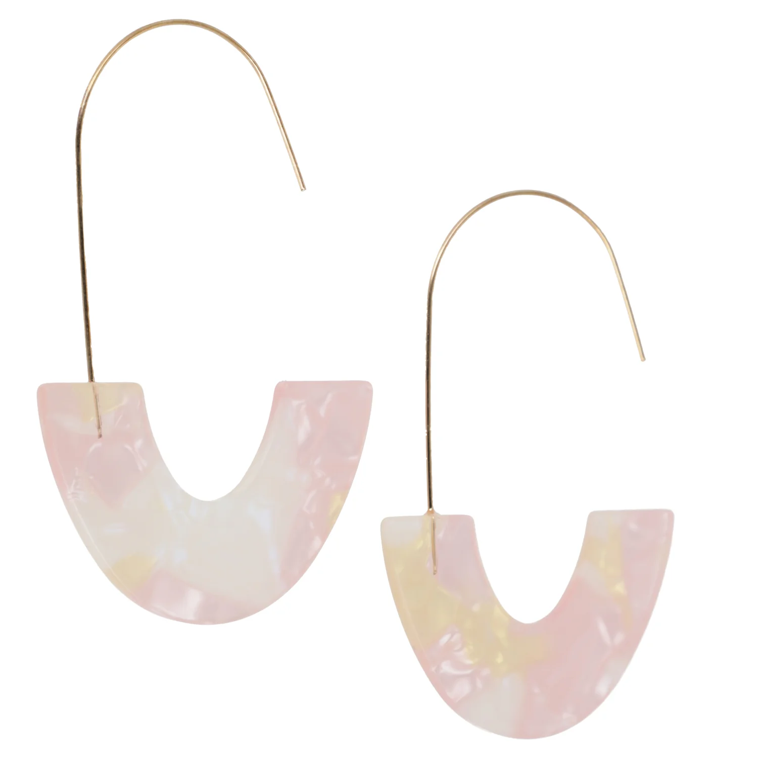 Arch Rivals Drop Earrings - Peachy Dreams - Image 2