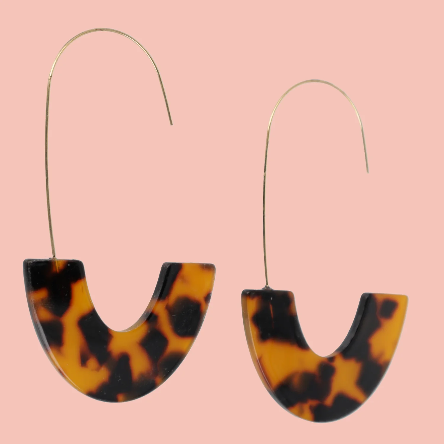 Arch Rivals Drop Earrings - Tortiseshell