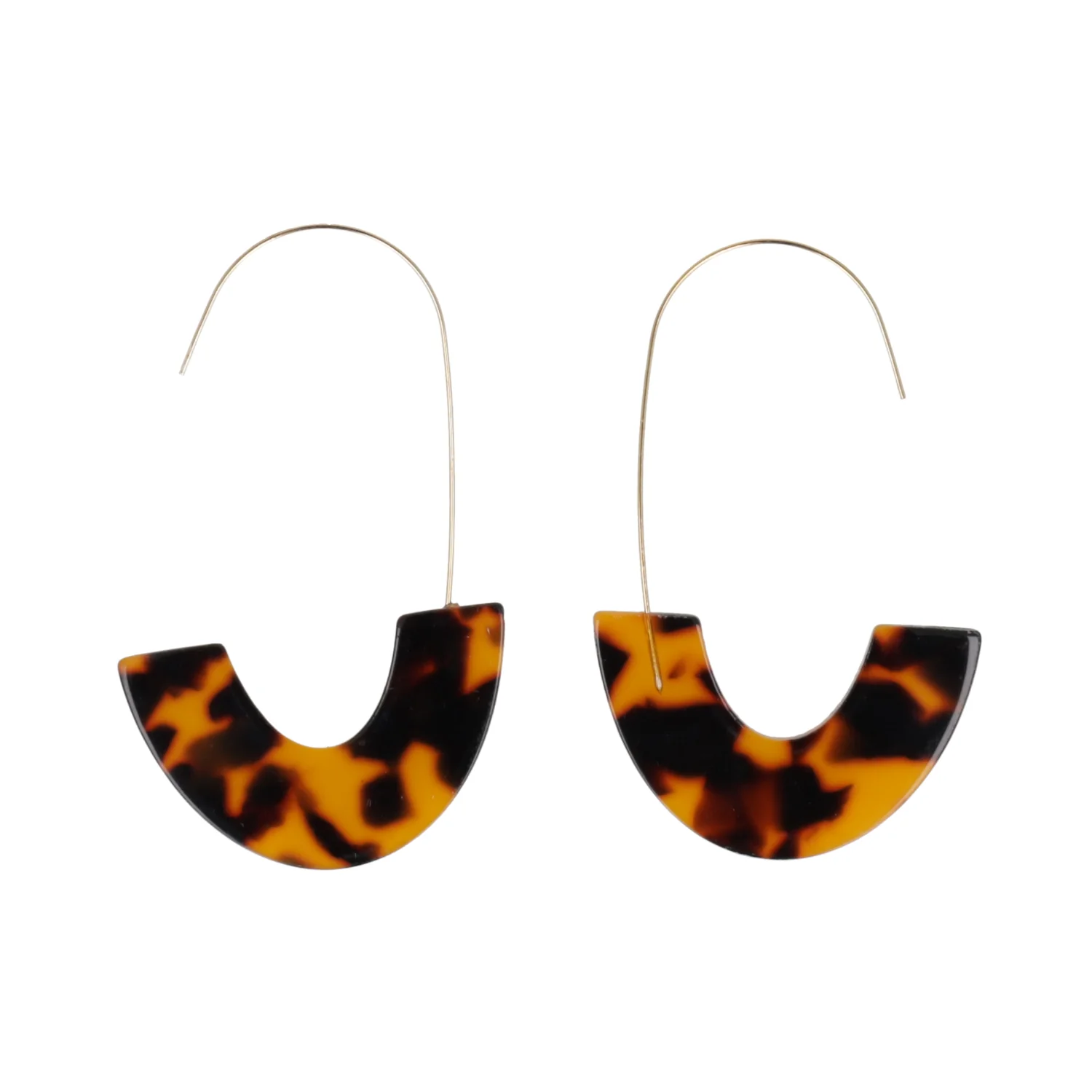 Arch Rivals Drop Earrings - Tortiseshell - Image 3
