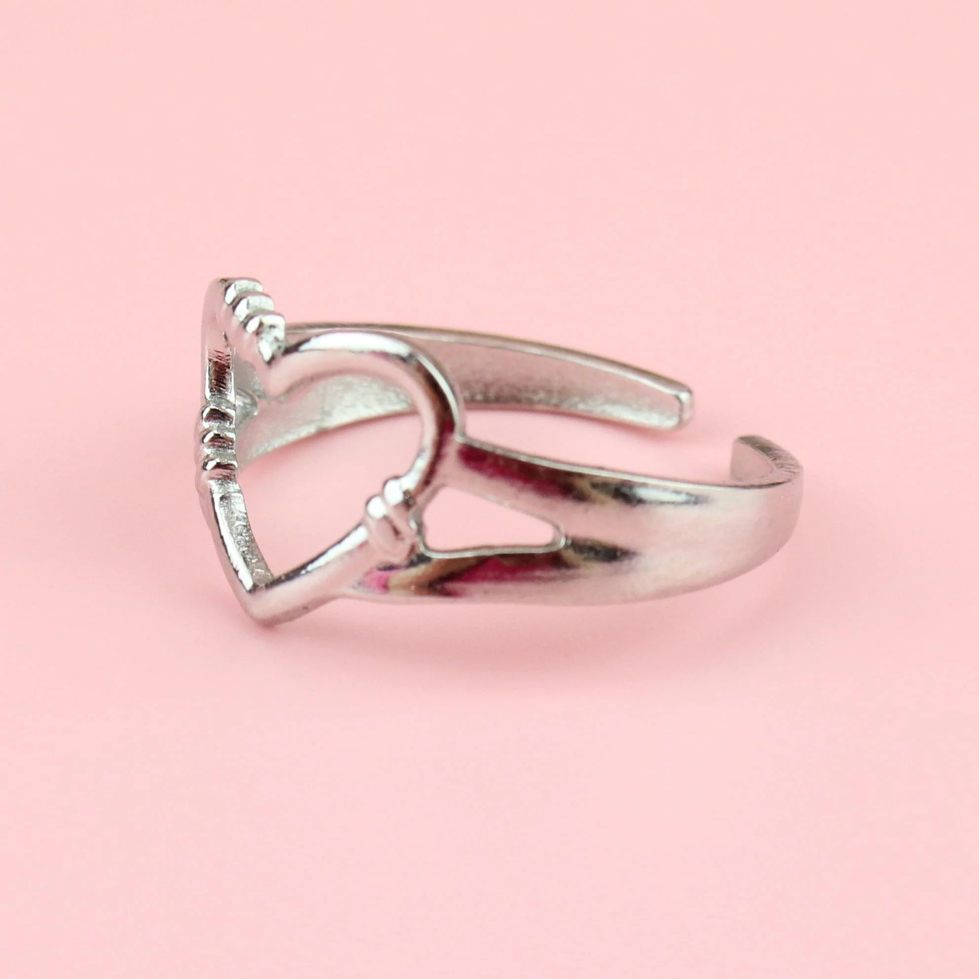 Barbed Wire Heart Ring - Image 2