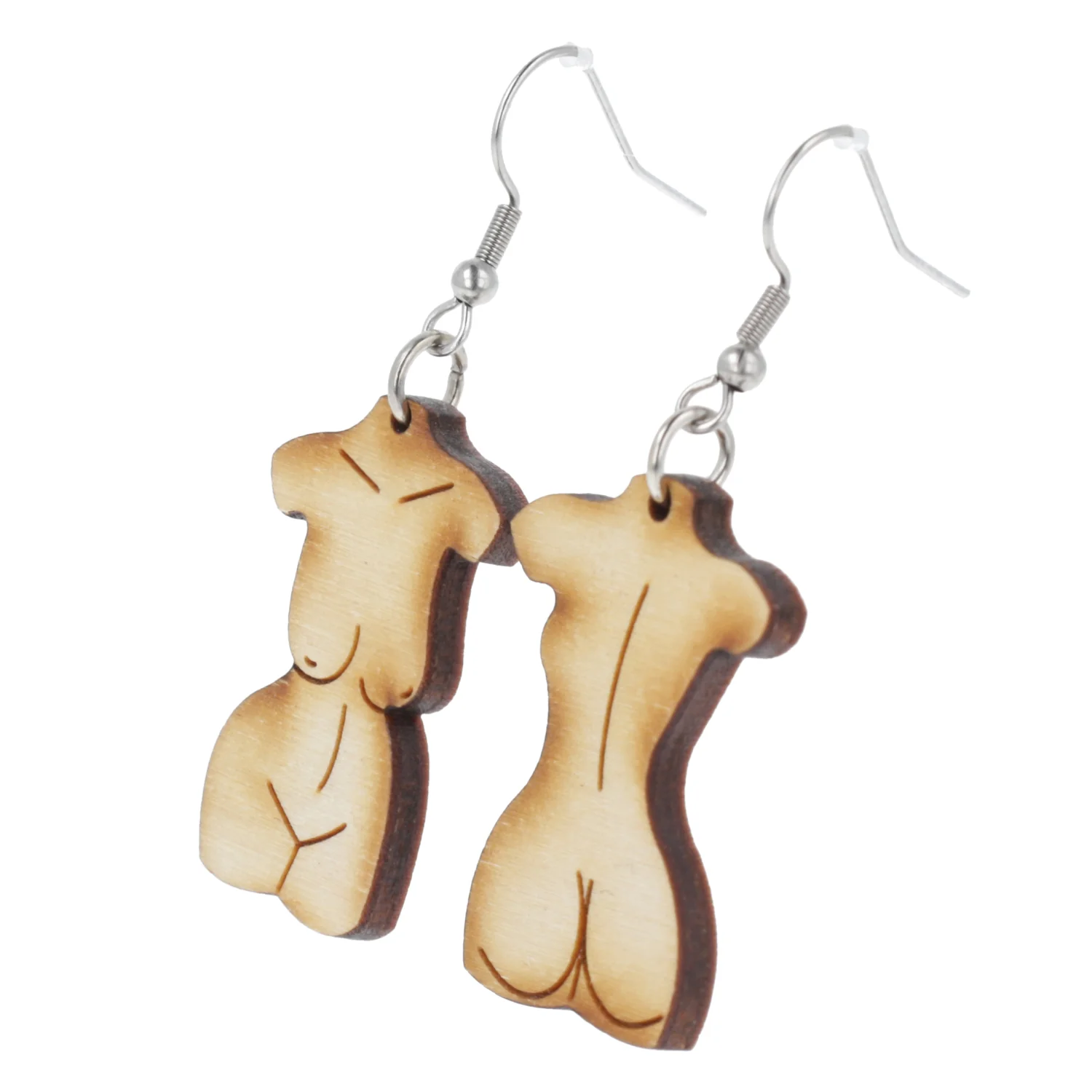 Birch Wood Birthday Suit Earrings - Image 9