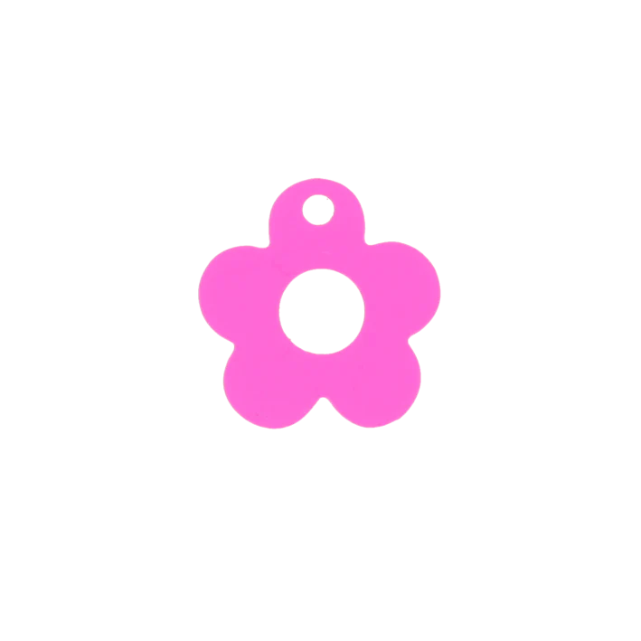 Blooming Botanicals Flower Charm (Hot Pink)