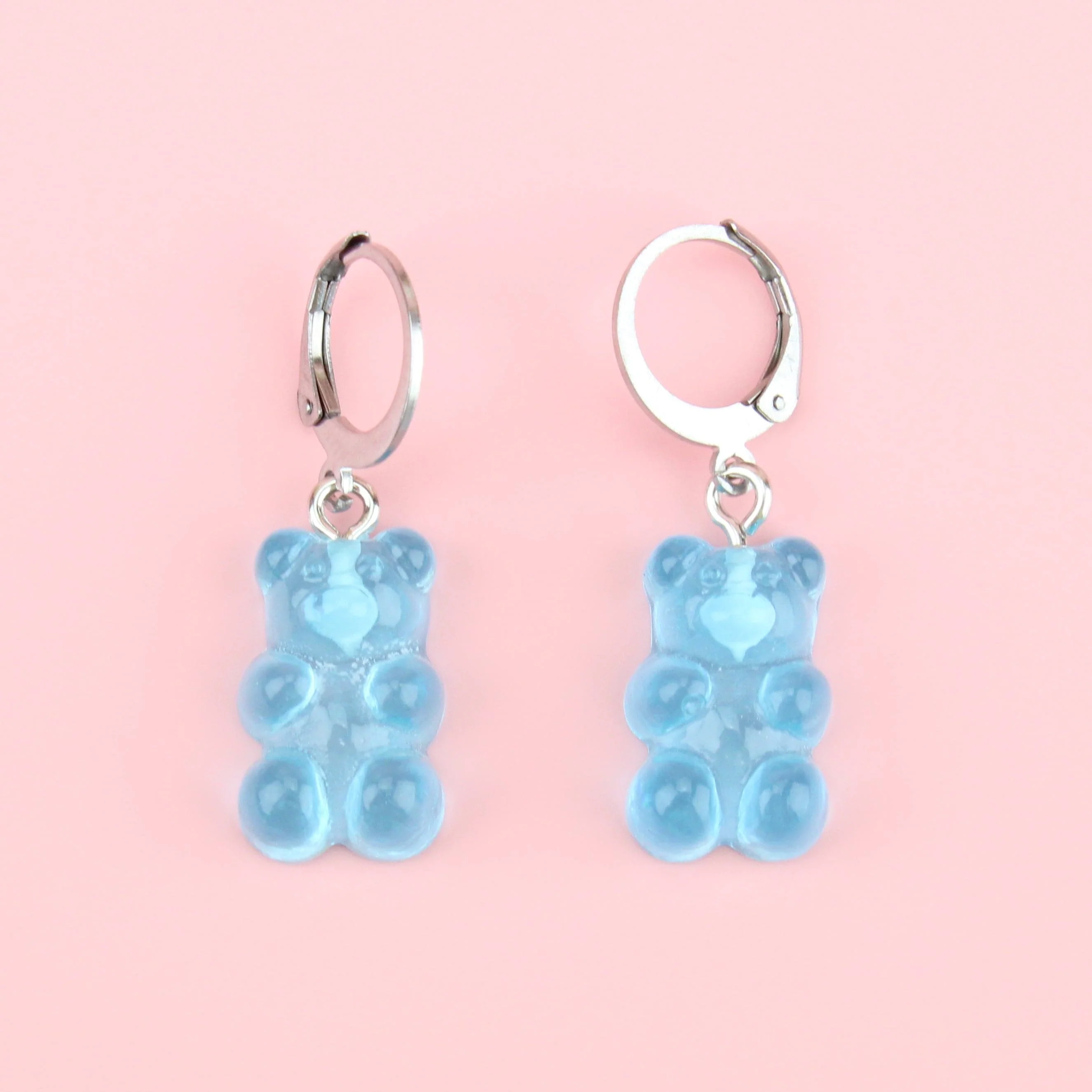 Blueberry Gummy Bear Earrings