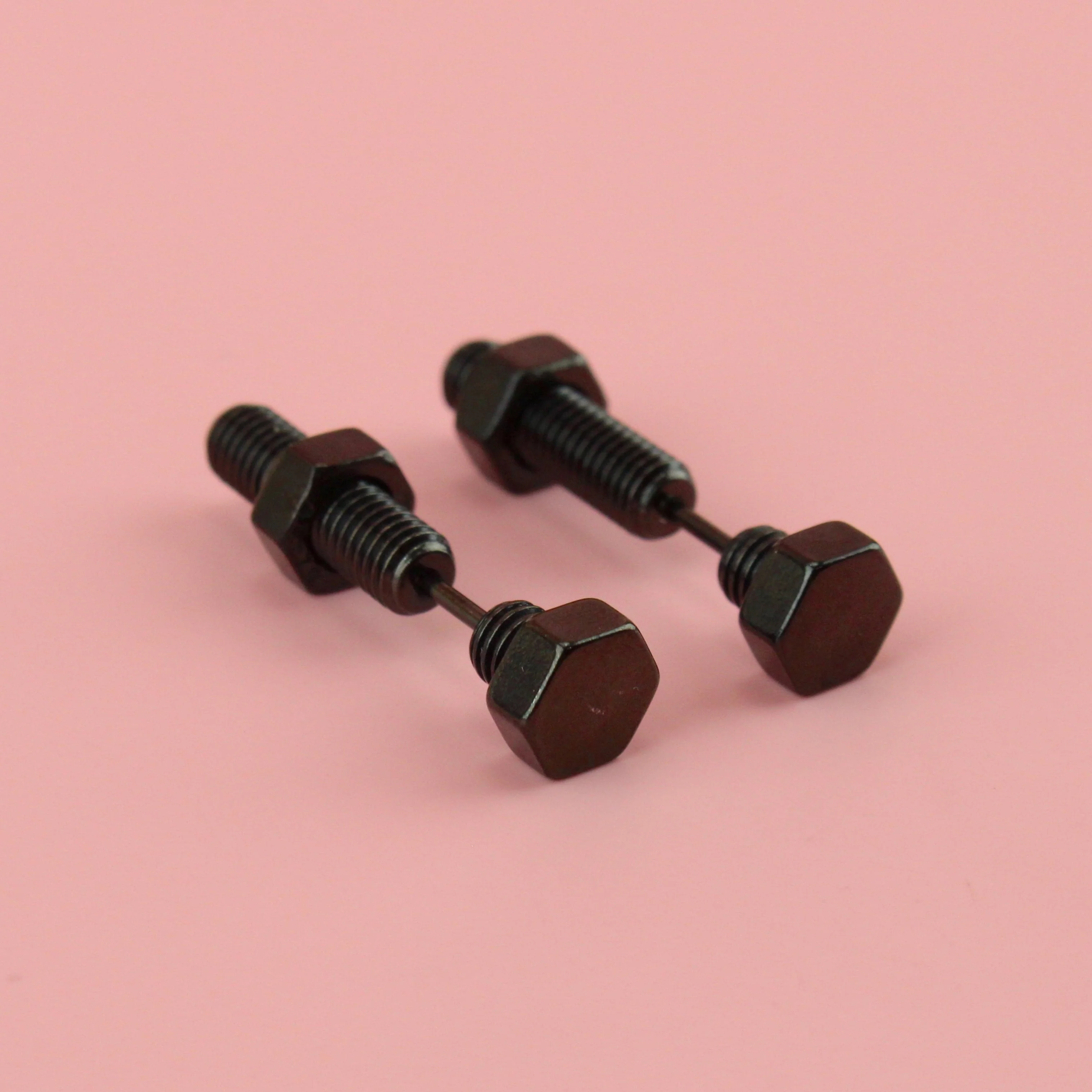 Bolt Earrings (Black)