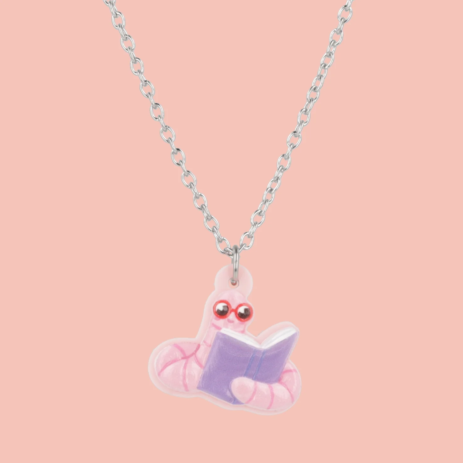 Bookworm Necklace
