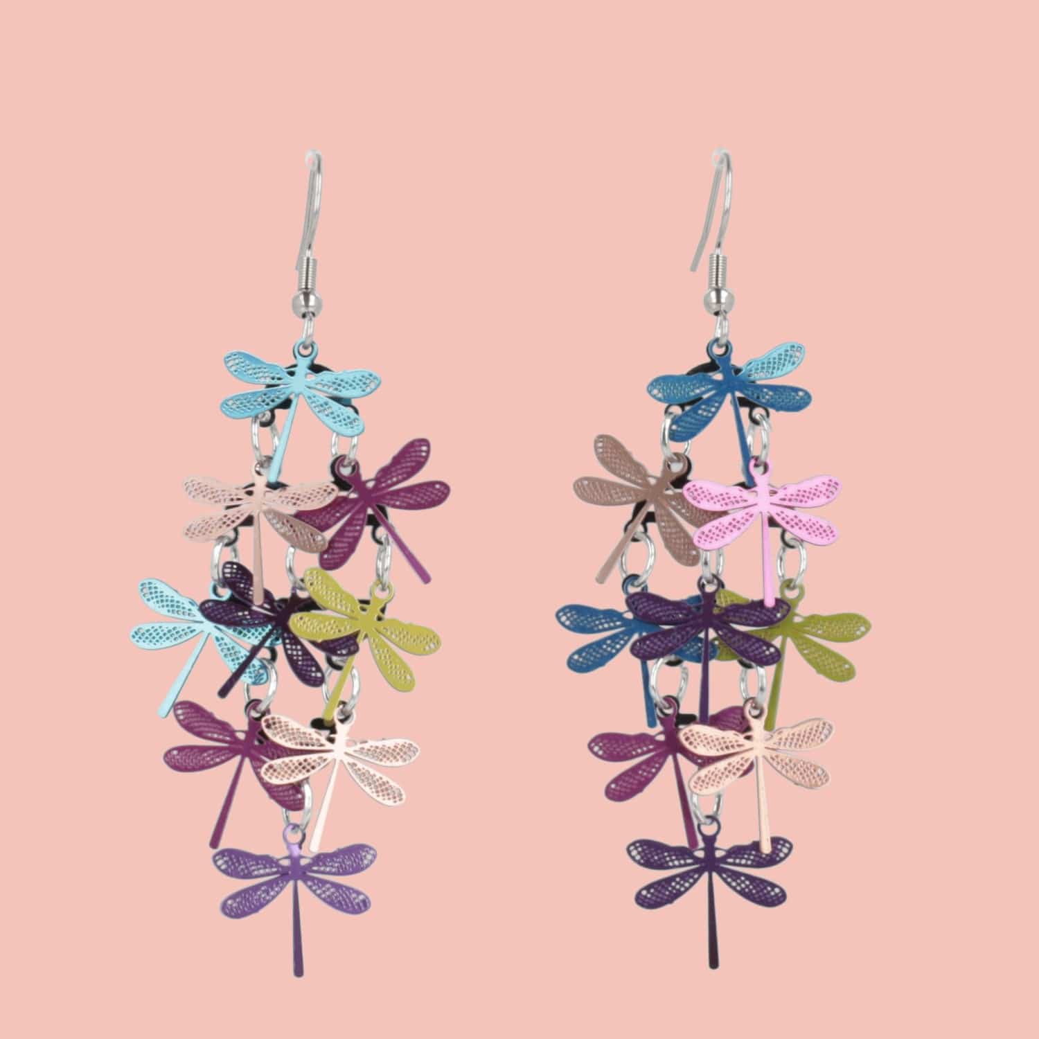Bright Dragonfly Earrings
