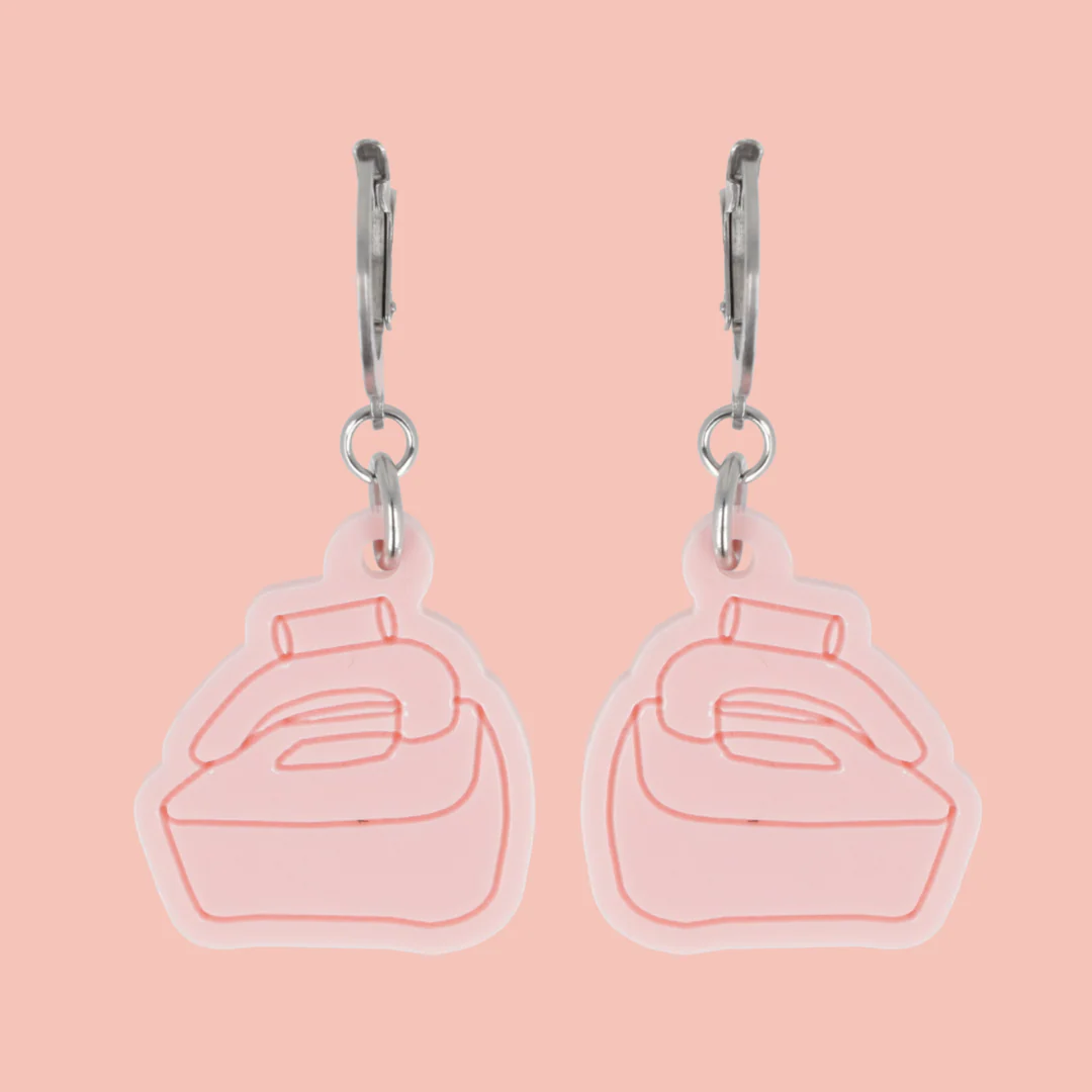 Bubble Chair Huggie Hoop Earrings - Image 7