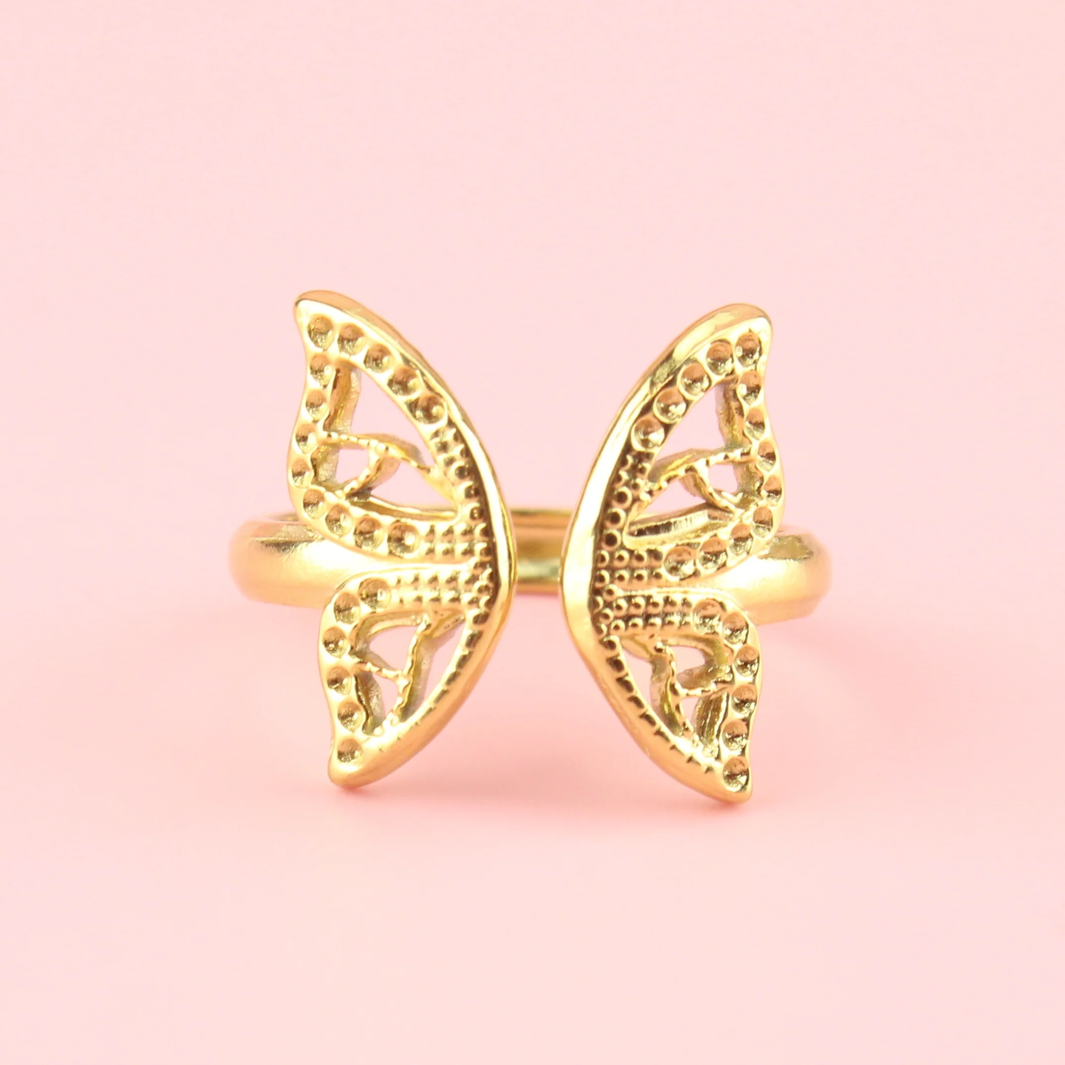 Butterfly Ring (Gold Plated)
