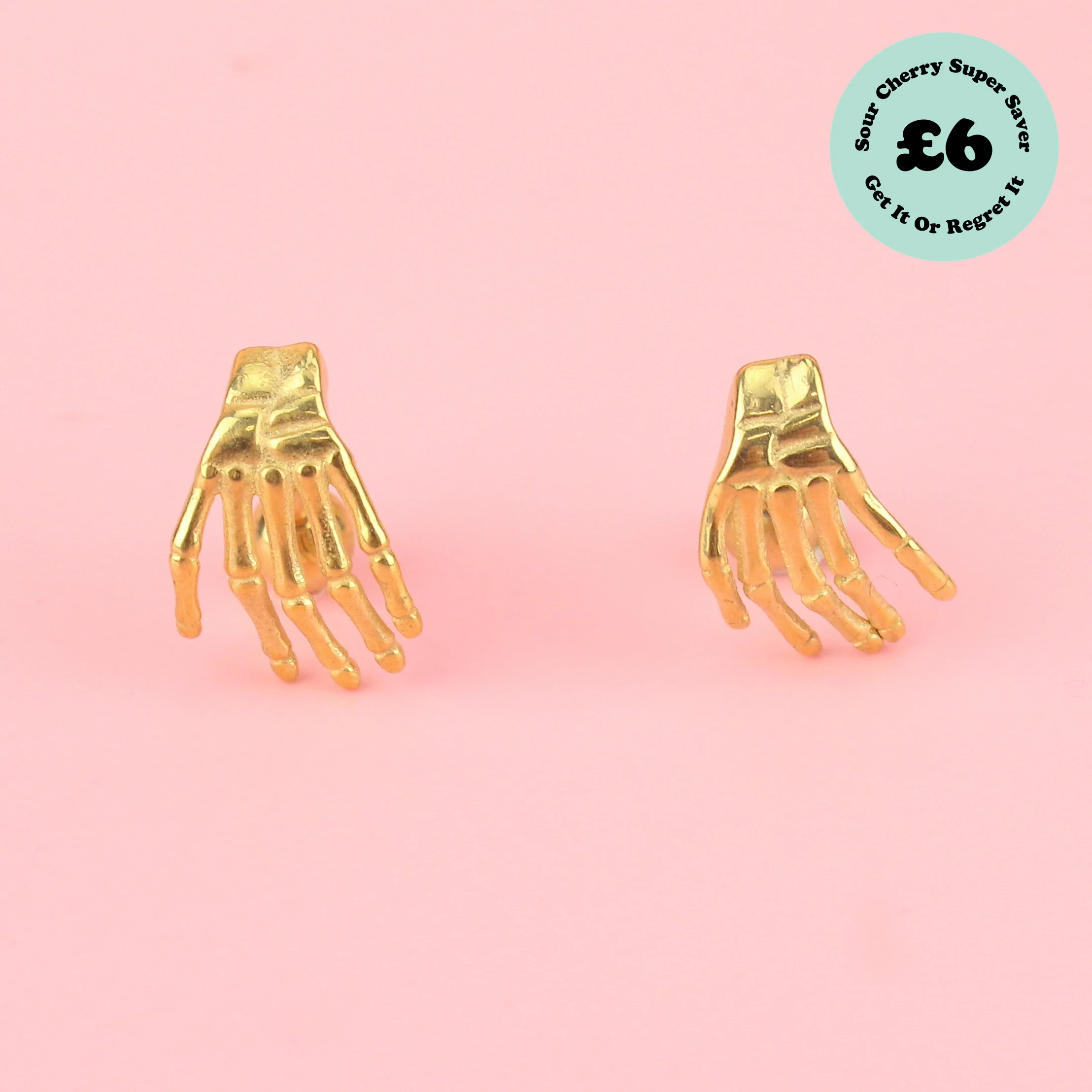 Carpal Diem Earrings (Gold Plated)