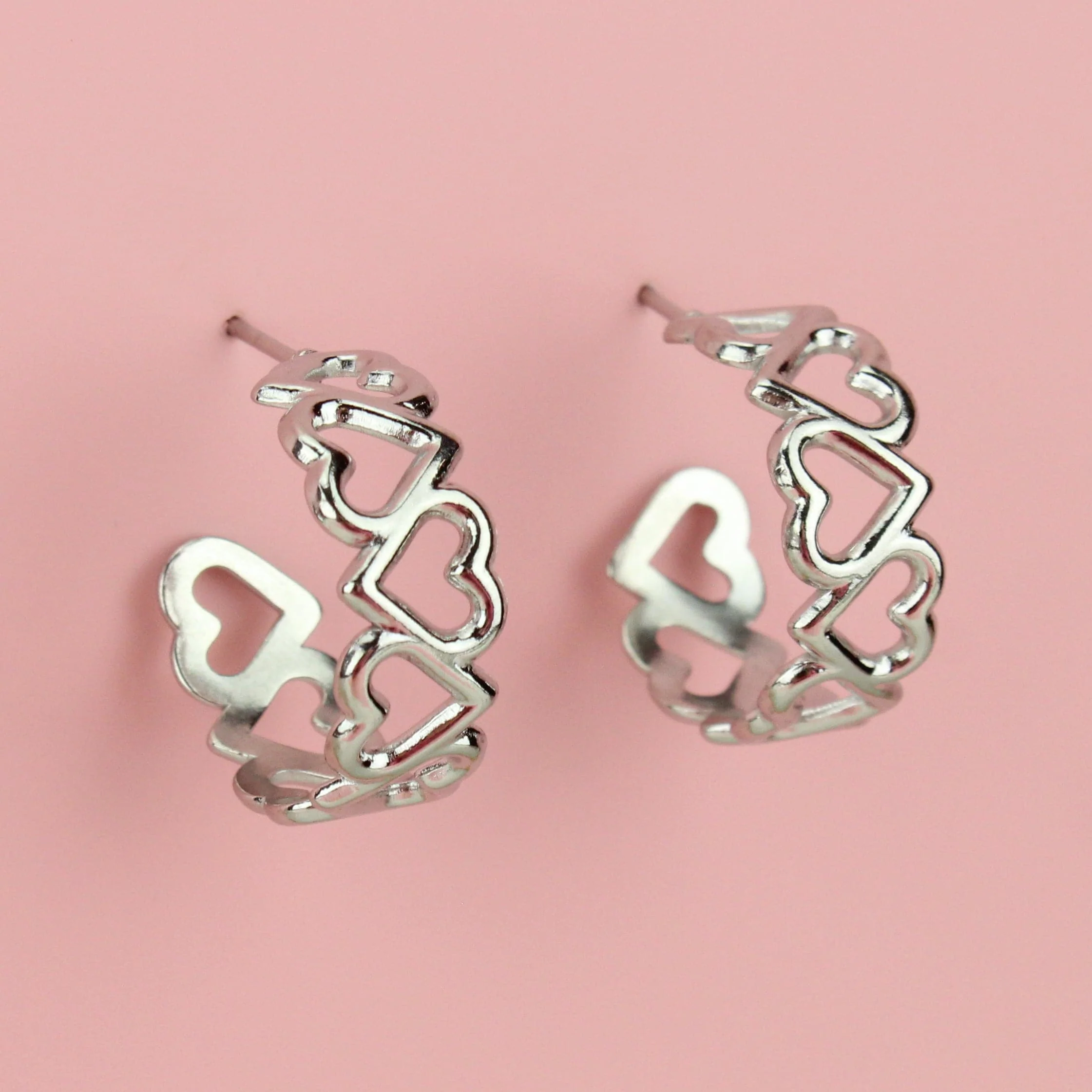 Change Of Heart Hoop Earrings - Image 2