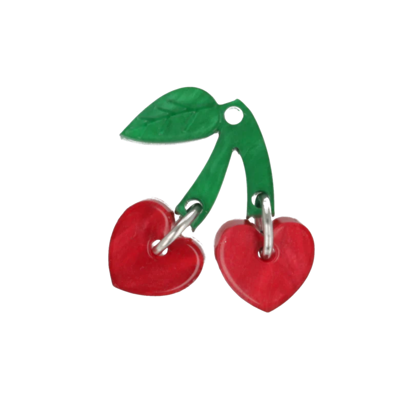 Cherry Love Charm (Red Marble)