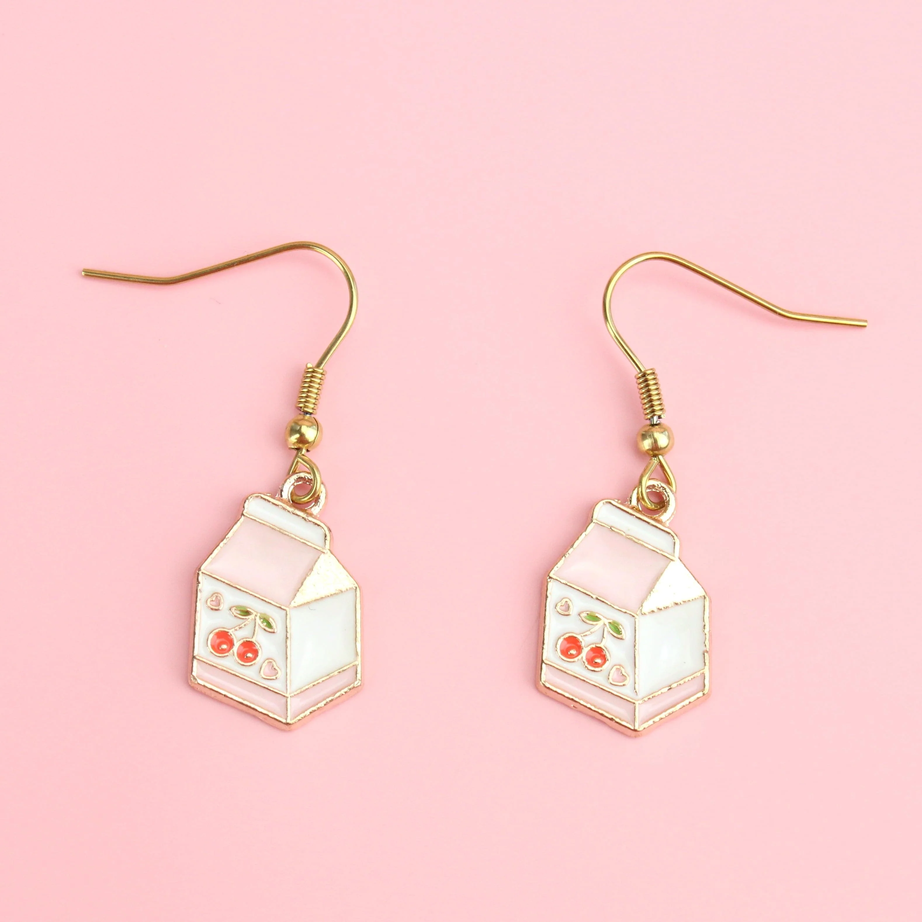 Cherry Milk Earrings - Image 2