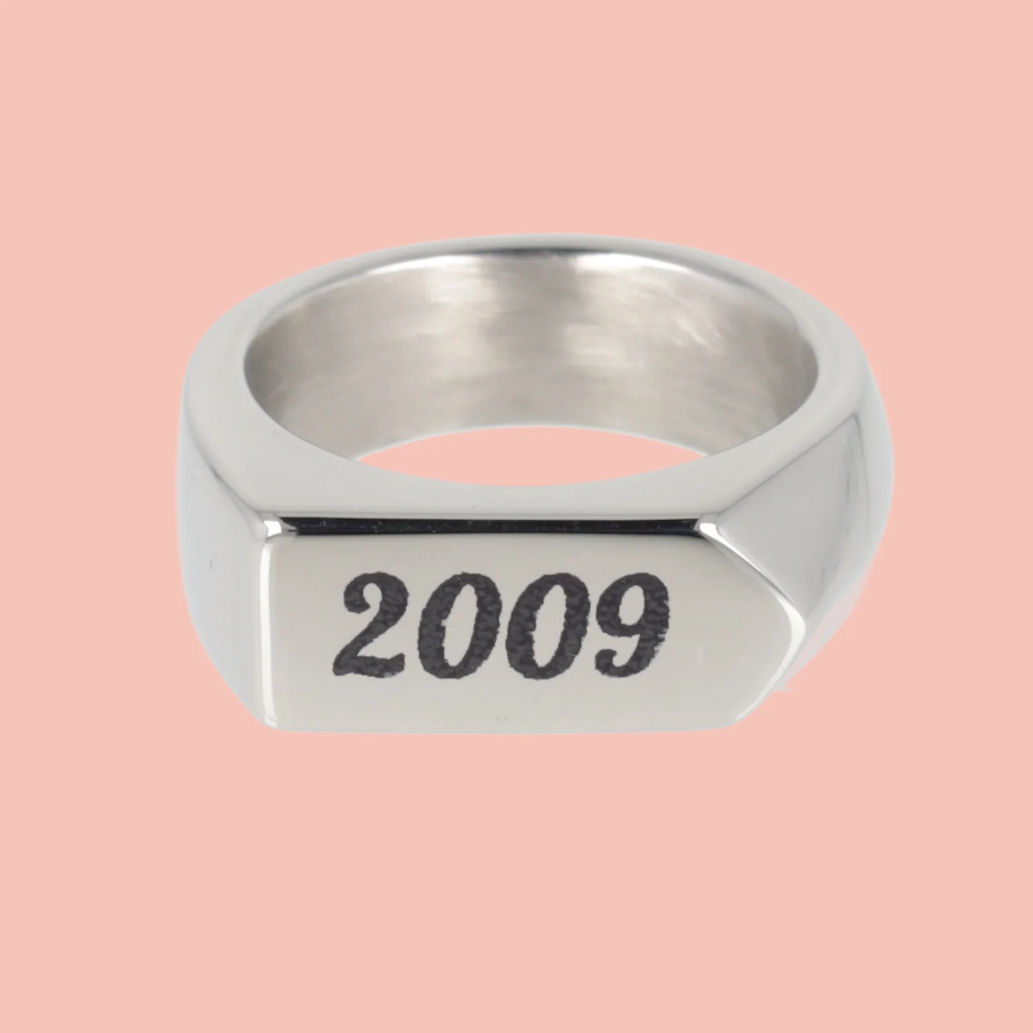 Chunky Customisable Birth Year Ring