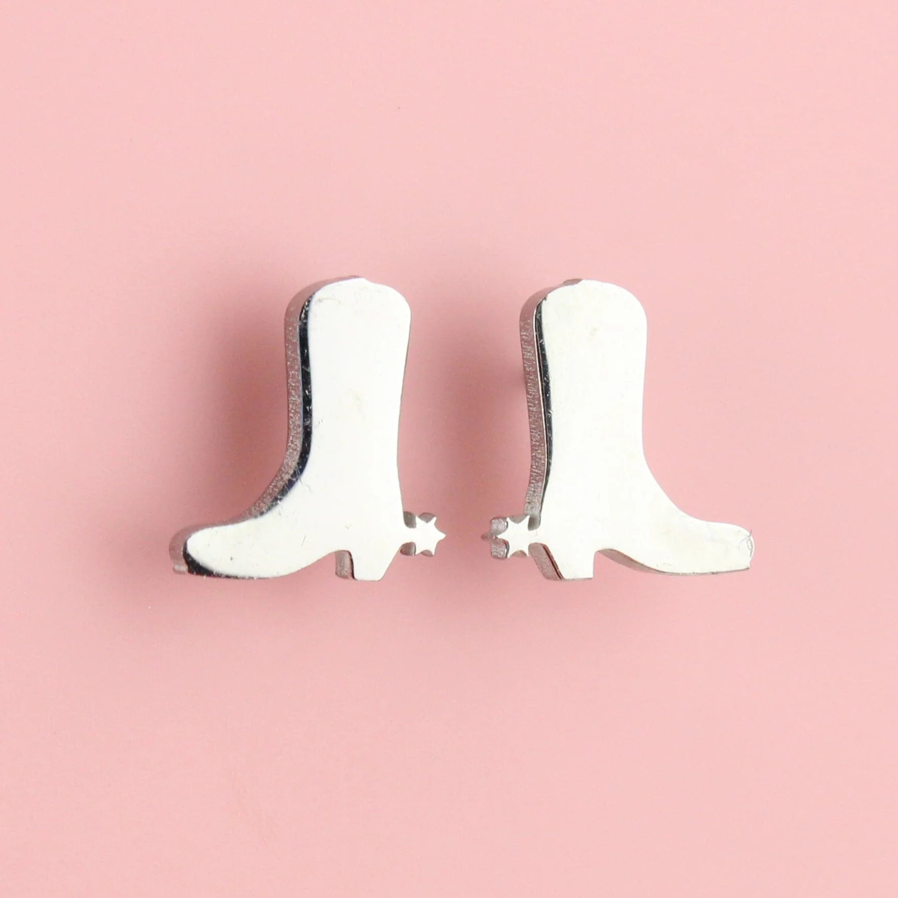 Cowboy Boot Stud Earrings