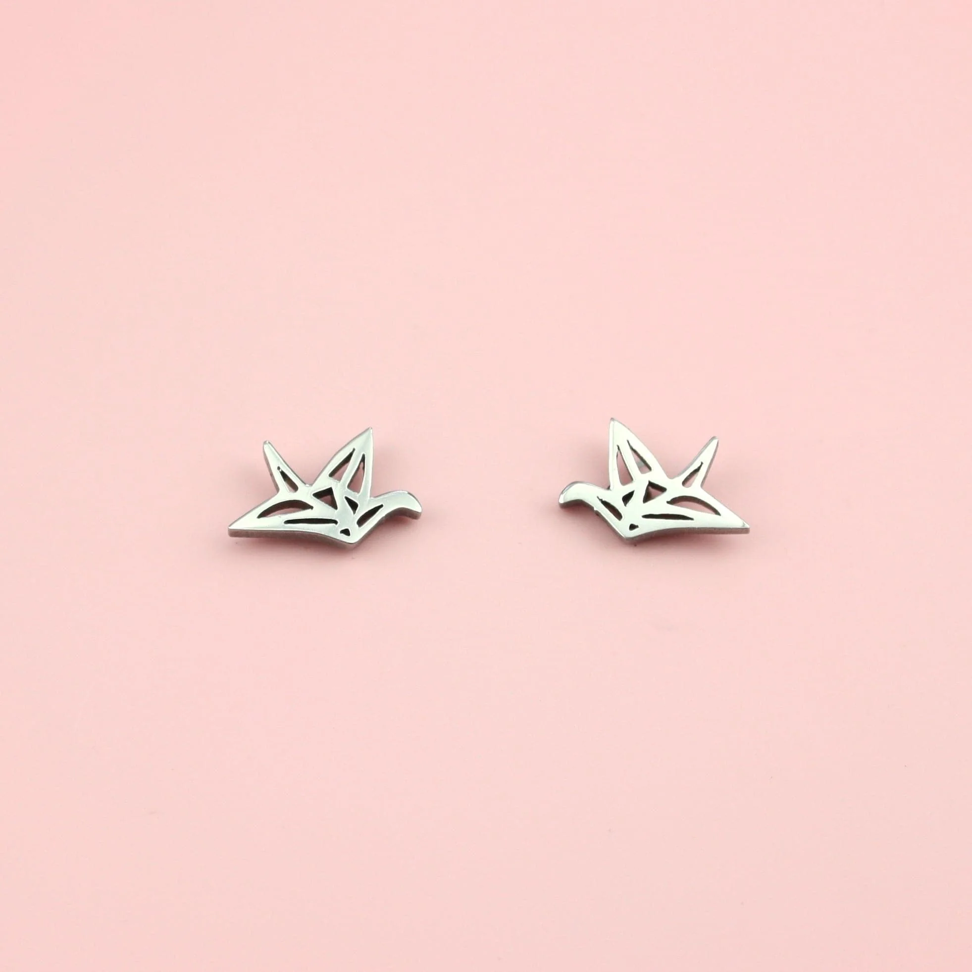 Crane Stud Earrings