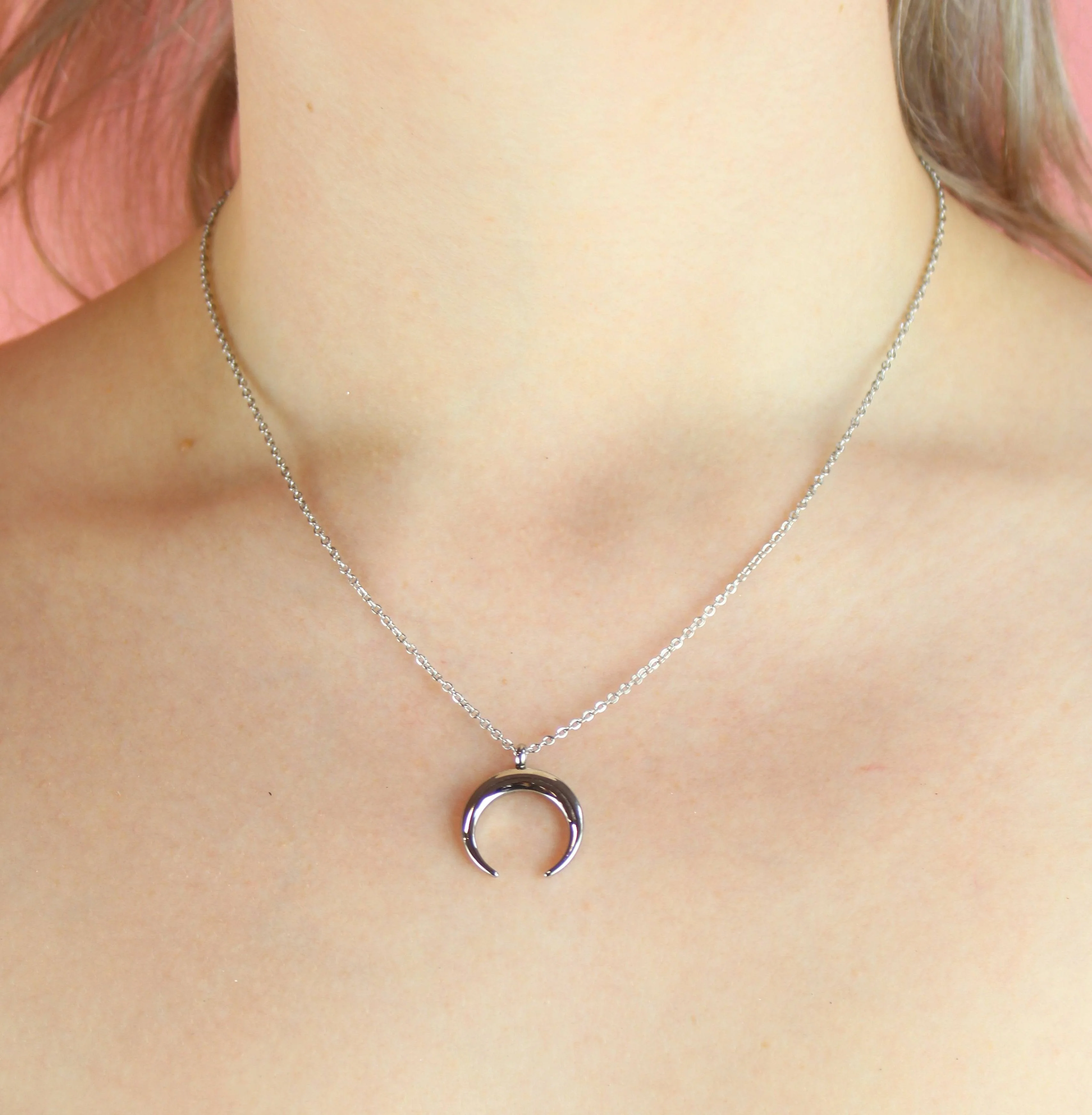 Crescent Moon Necklace - Image 2