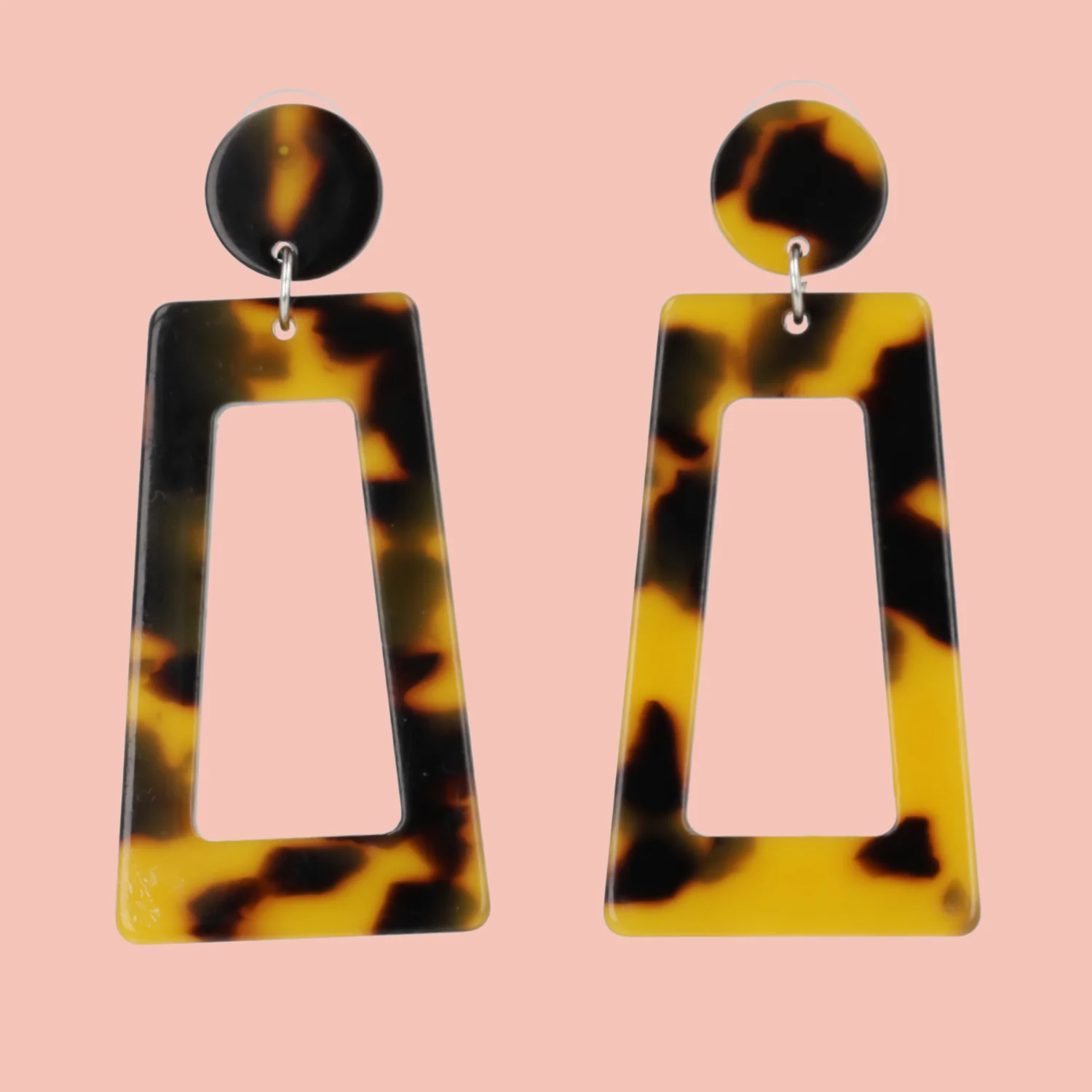Cut It Out! Earrings- Tortiseshell