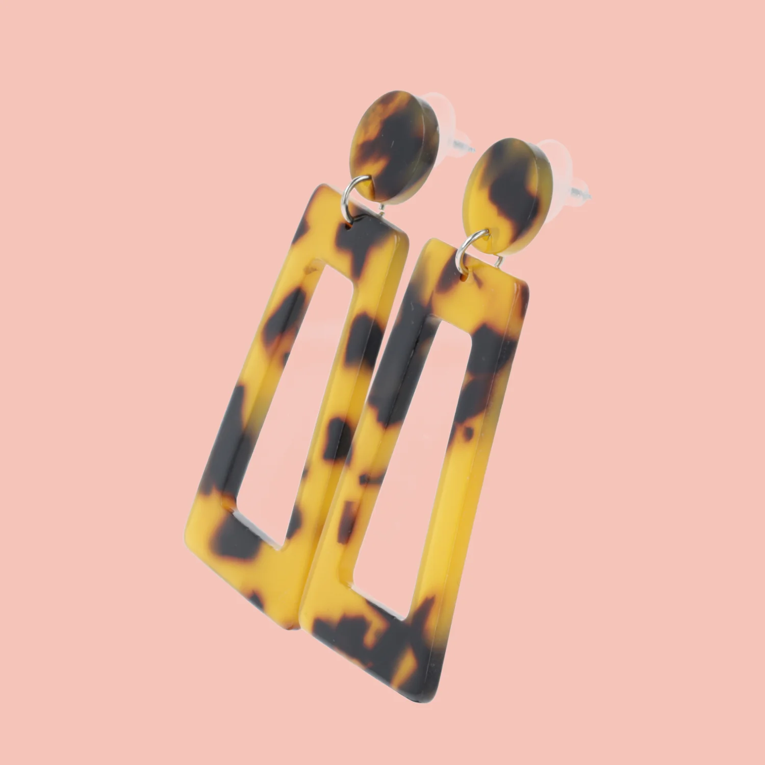 Cut It Out! Earrings- Tortiseshell - Image 2
