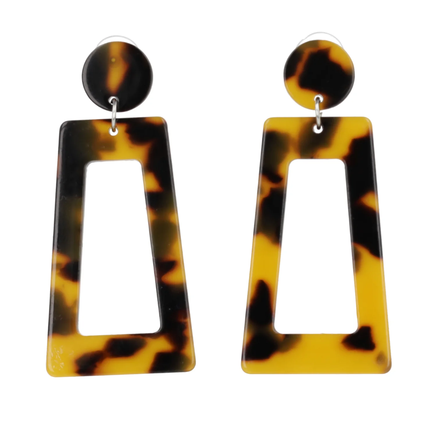 Cut It Out! Earrings- Tortiseshell - Image 3