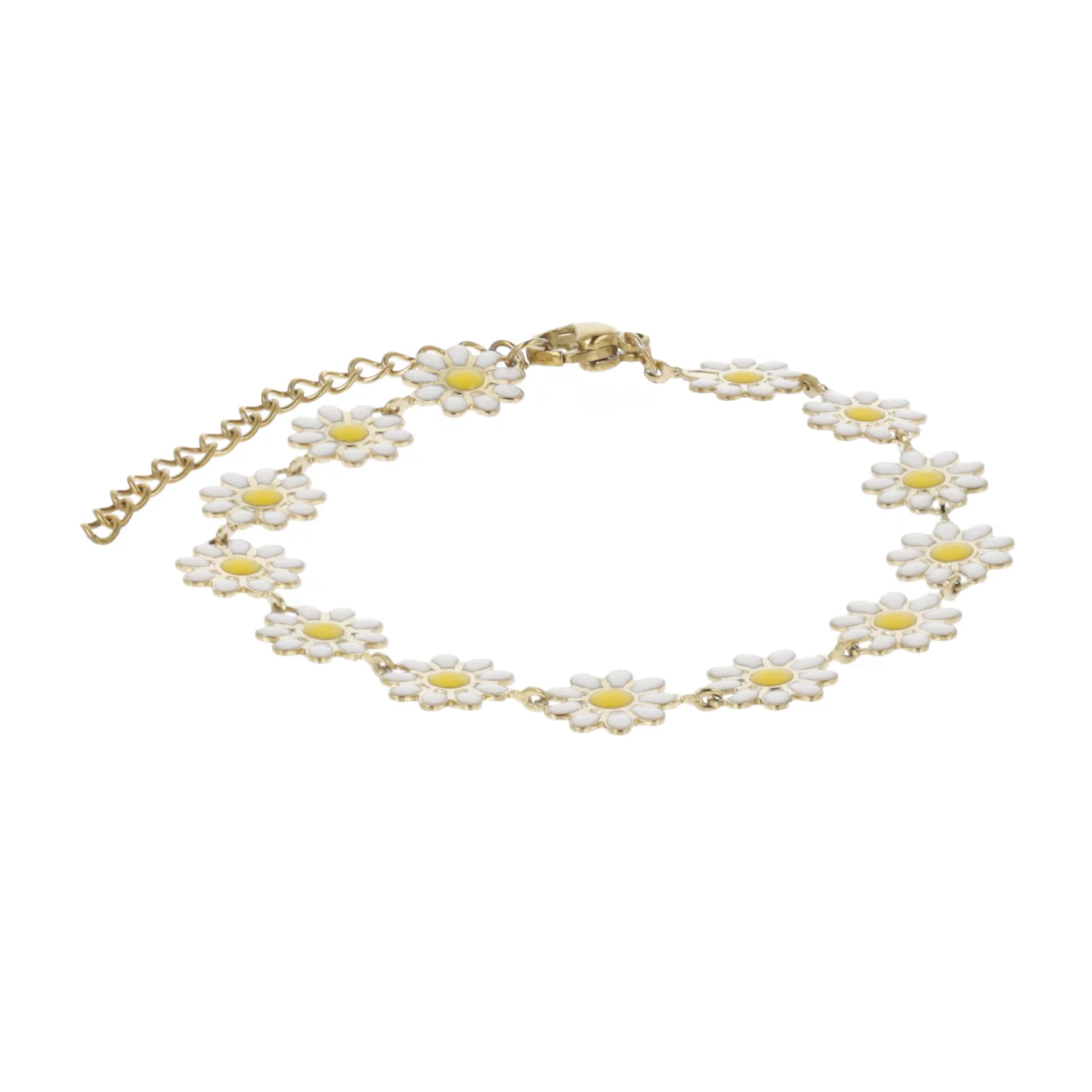 Daisy Chain Bracelet- Gold Plated - Image 4