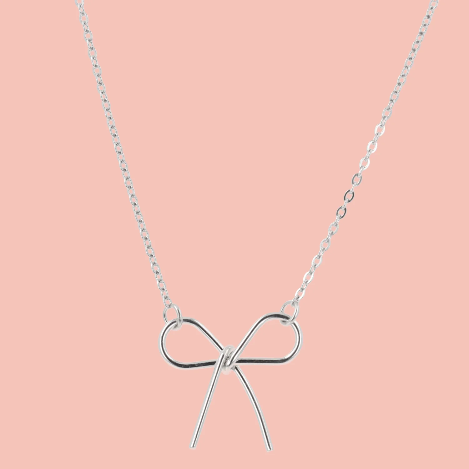 Delicate Bow Necklace