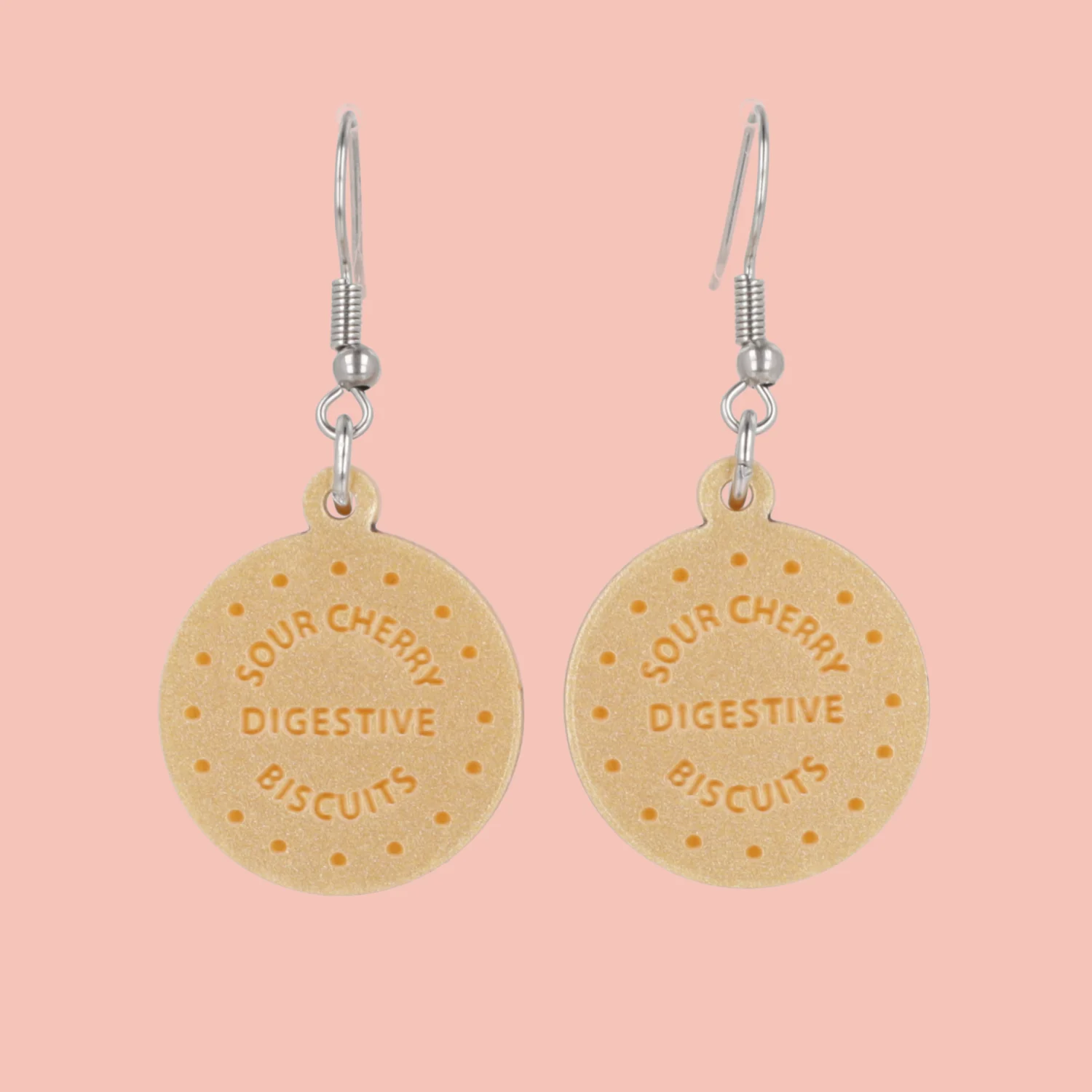 Digestive Biscuit Earrings