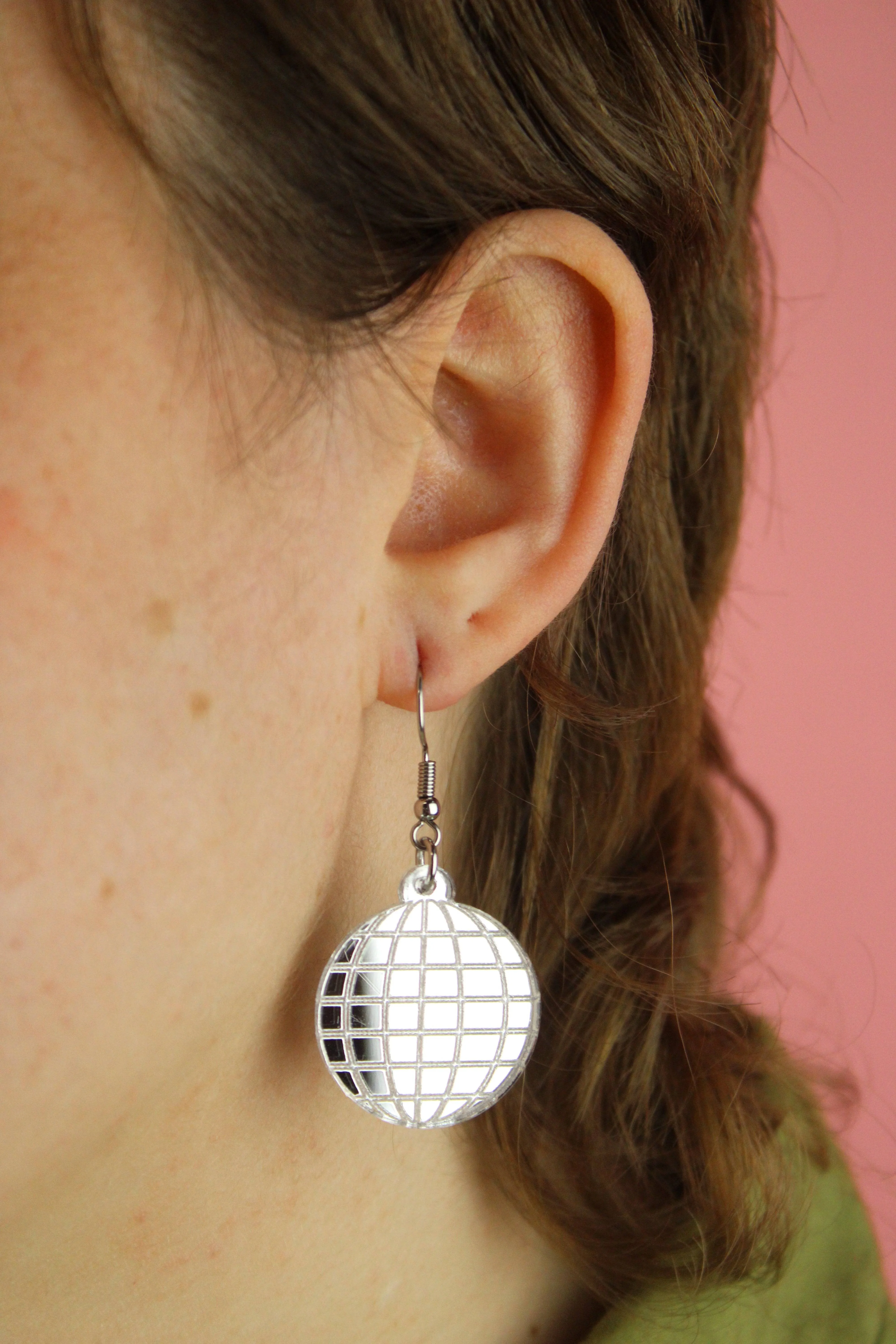Disco Ball Earrings - Image 2