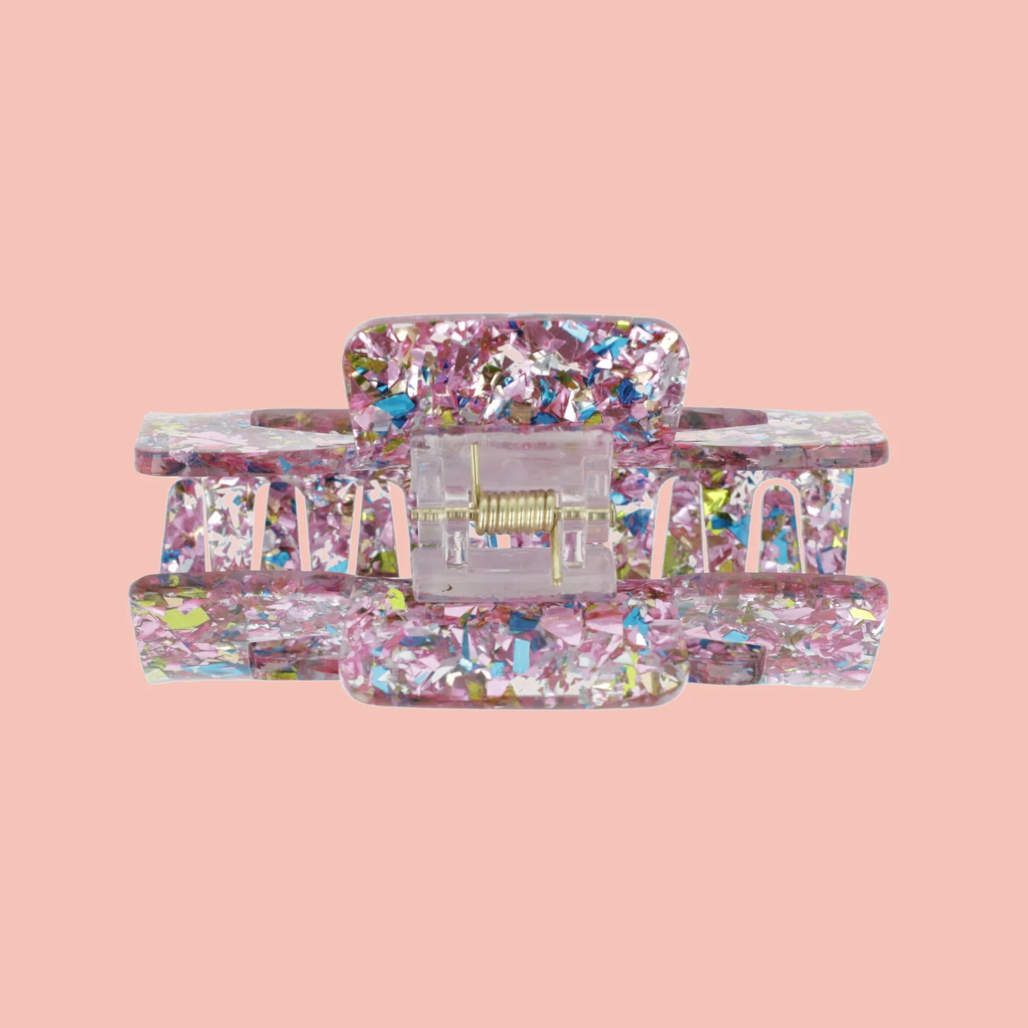 Fairy Floss Glitter Bomb Hair Claw Clip - Image 2