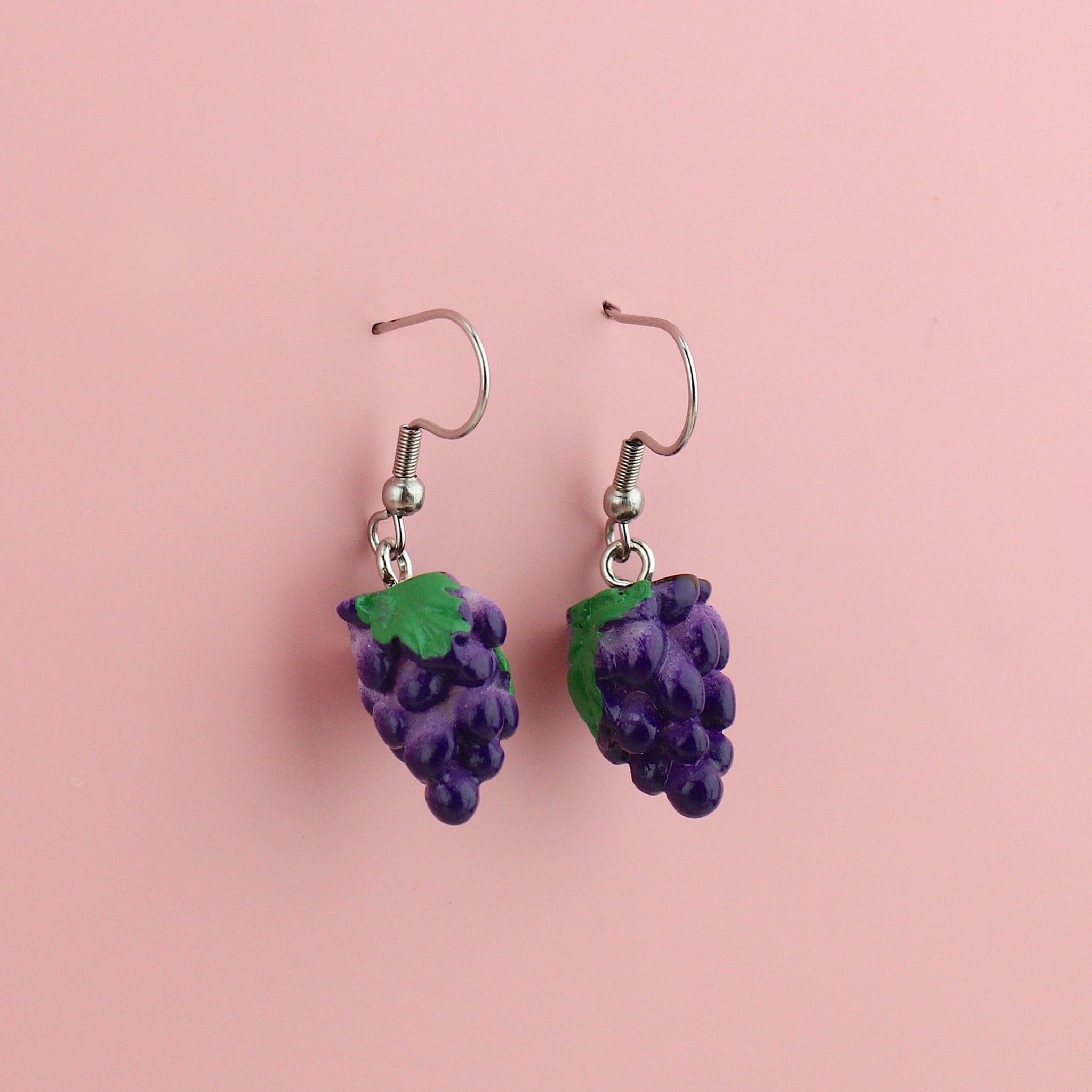 Feelin' Grape Earrings - Image 2