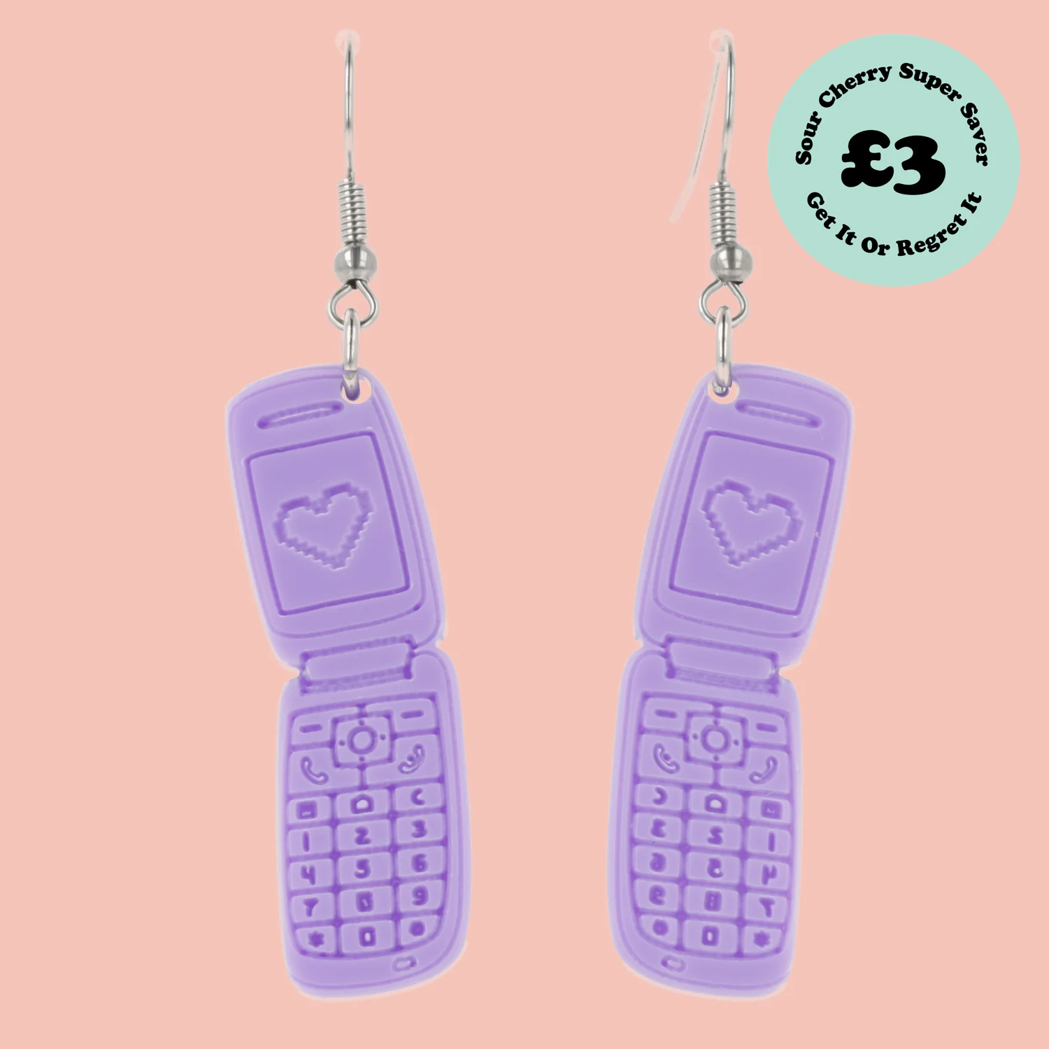 Flip Phone Earrings