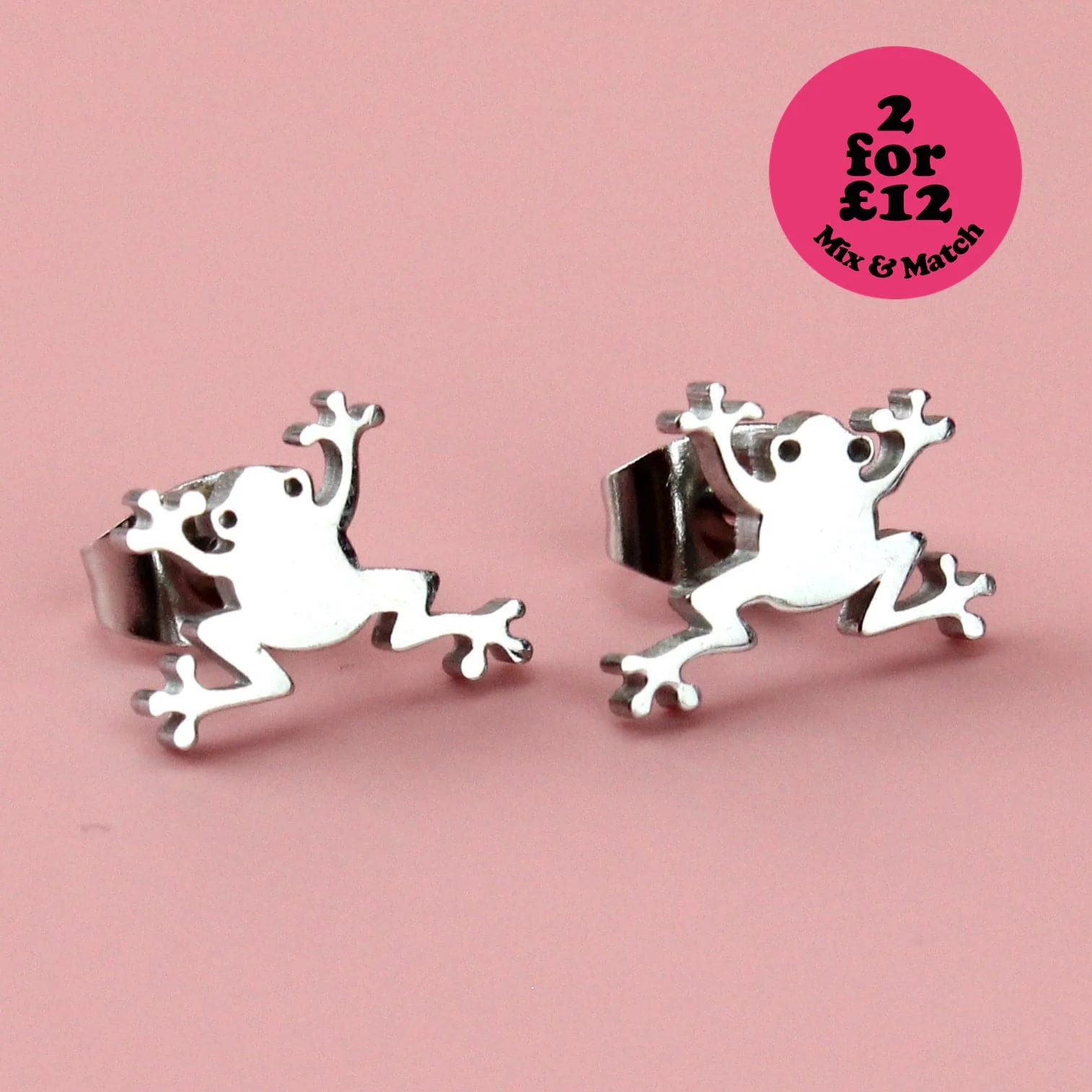 Frog Stud Earrings