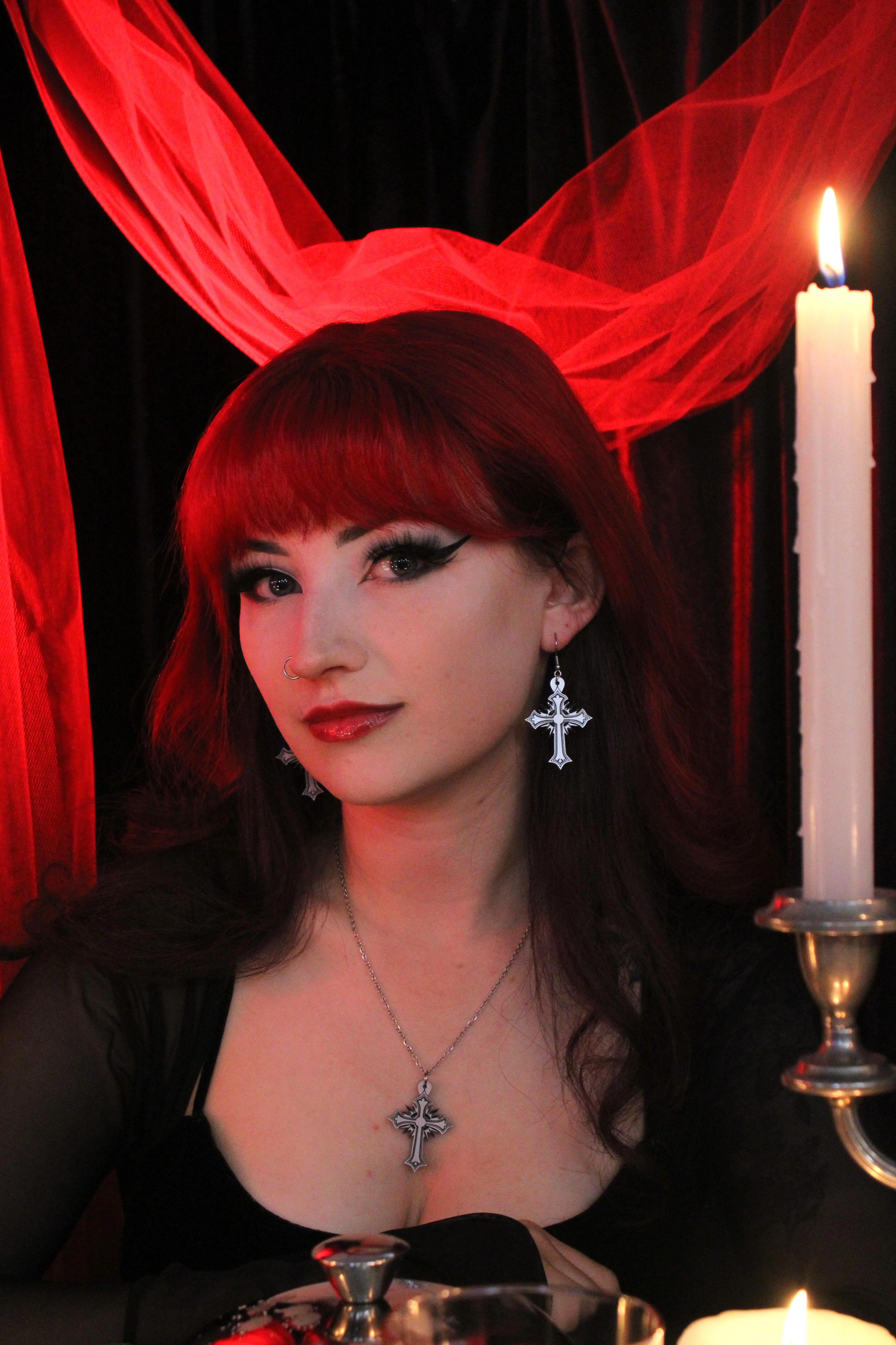 Gothic Cross Necklace - Image 5