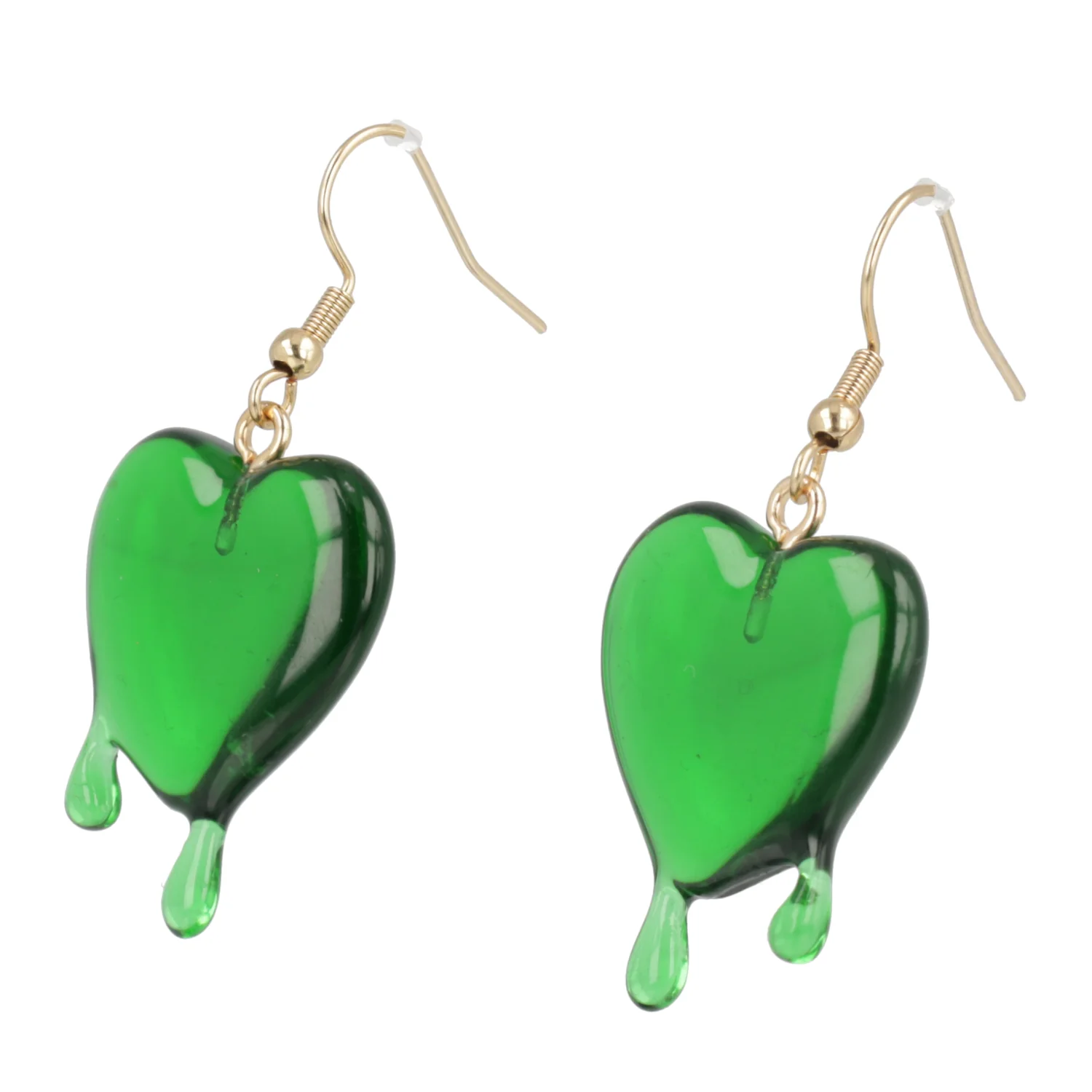 Green Bleeding Love Earrings - Image 7