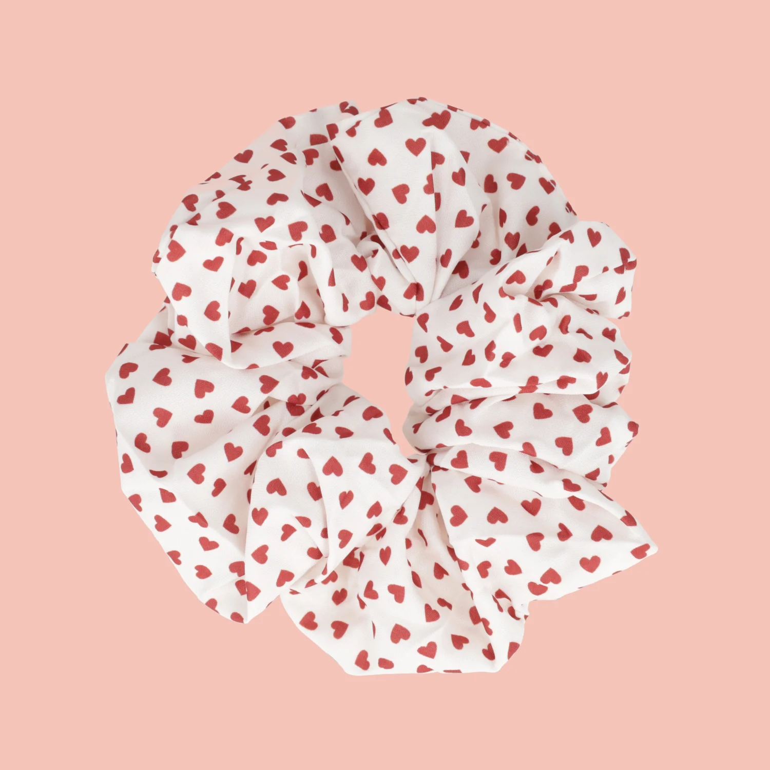 Heart Print Scrunchie