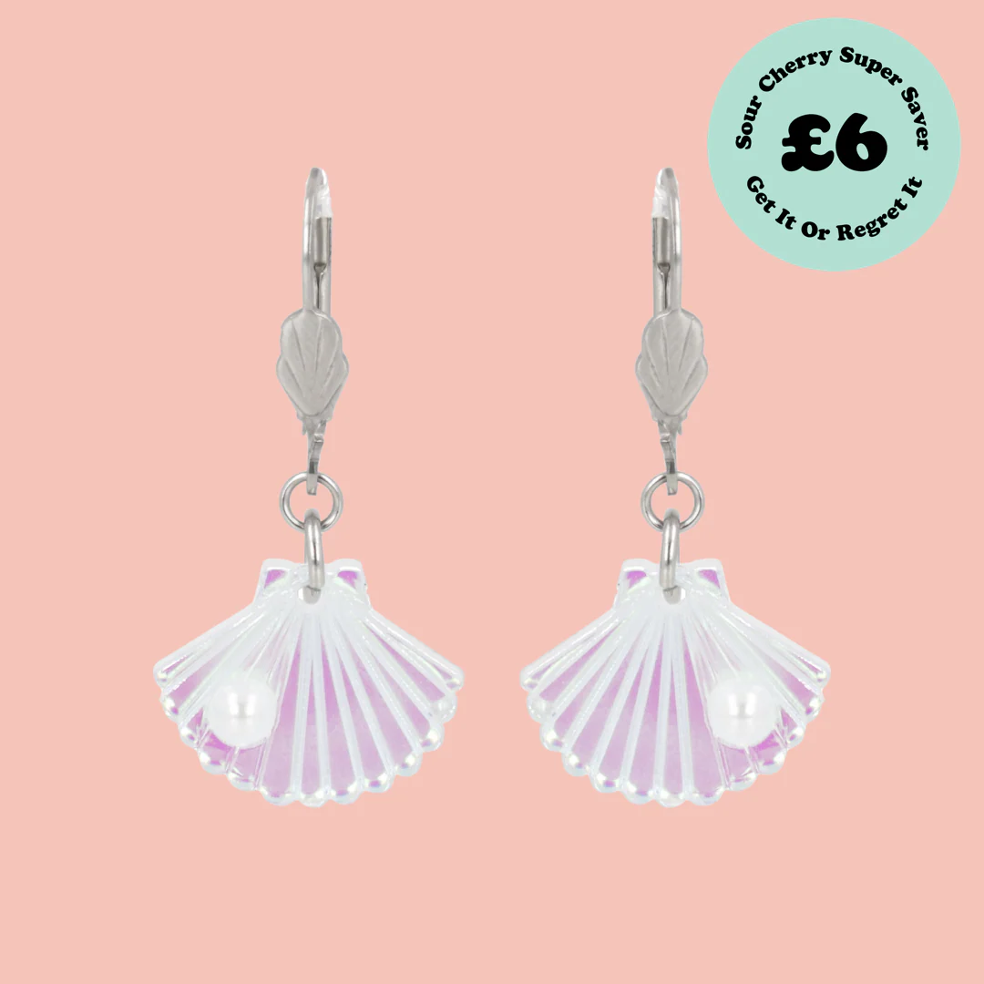 Hot Pearl Summer Earrings (Iridescent)