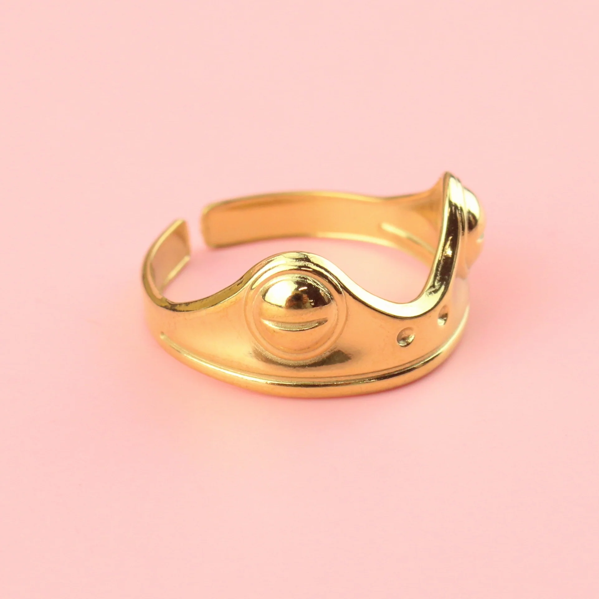 King Harold Frog Ring (Gold Plated)