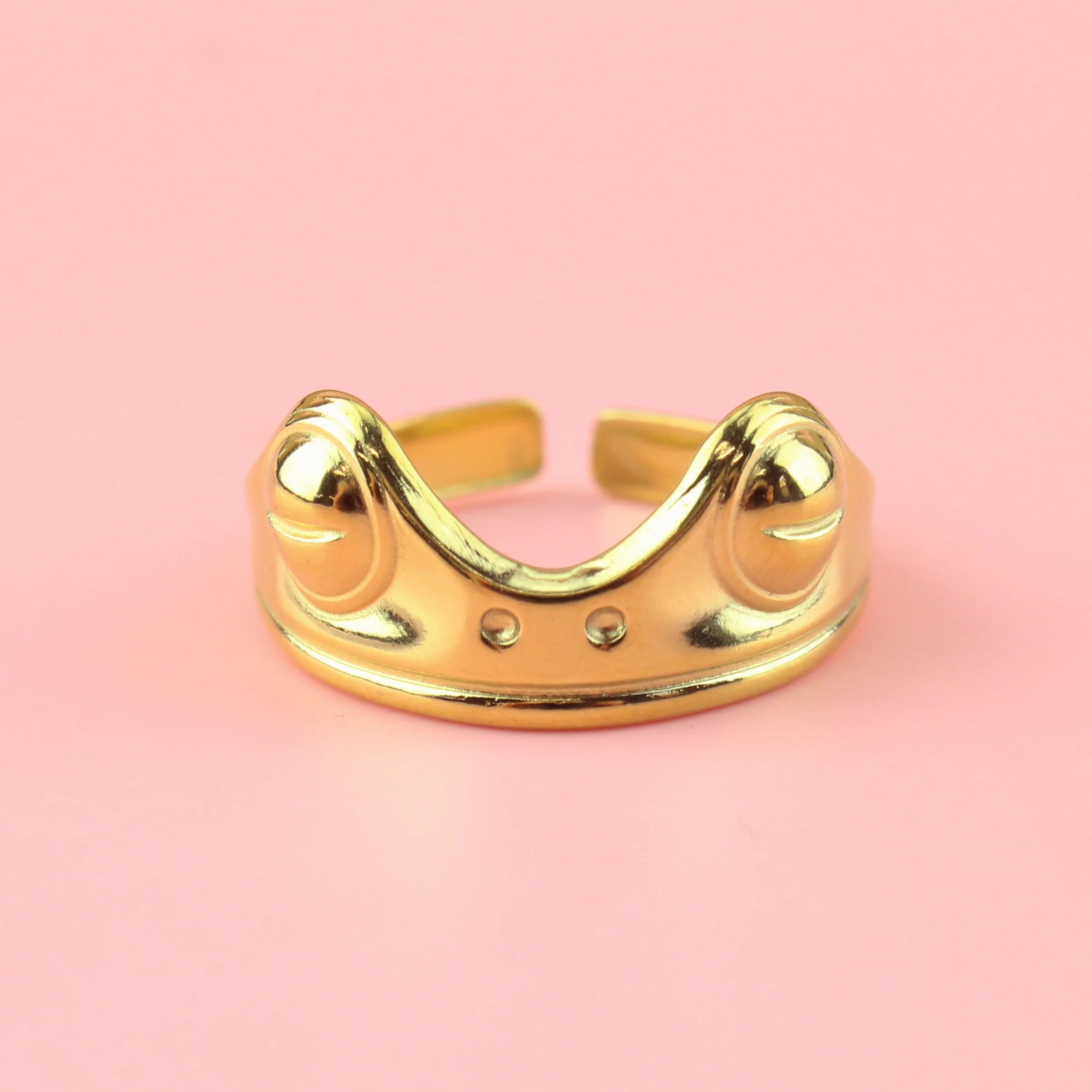 King Harold Frog Ring (Gold Plated) - Image 5
