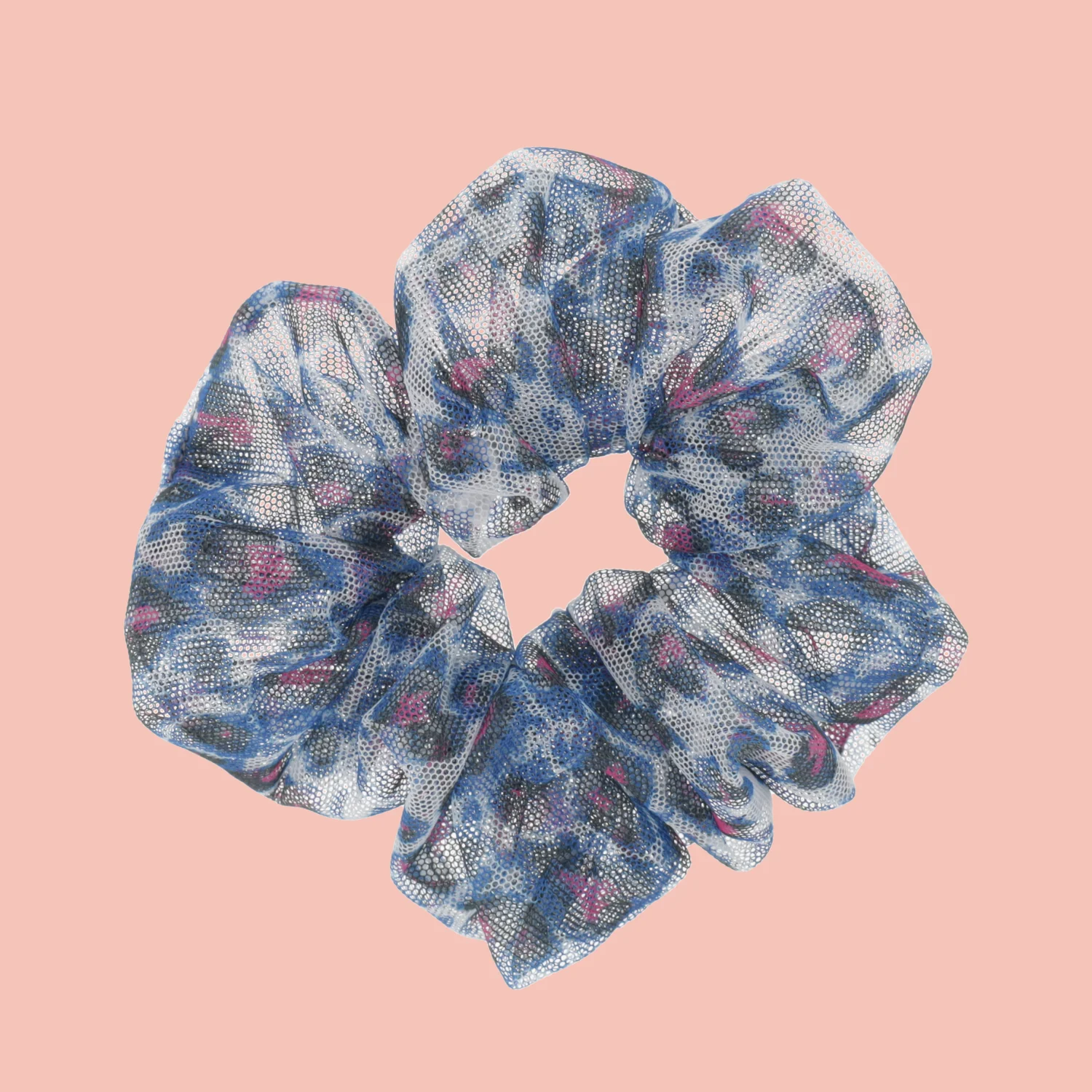 Leopard Mesh Scrunchie - Image 2