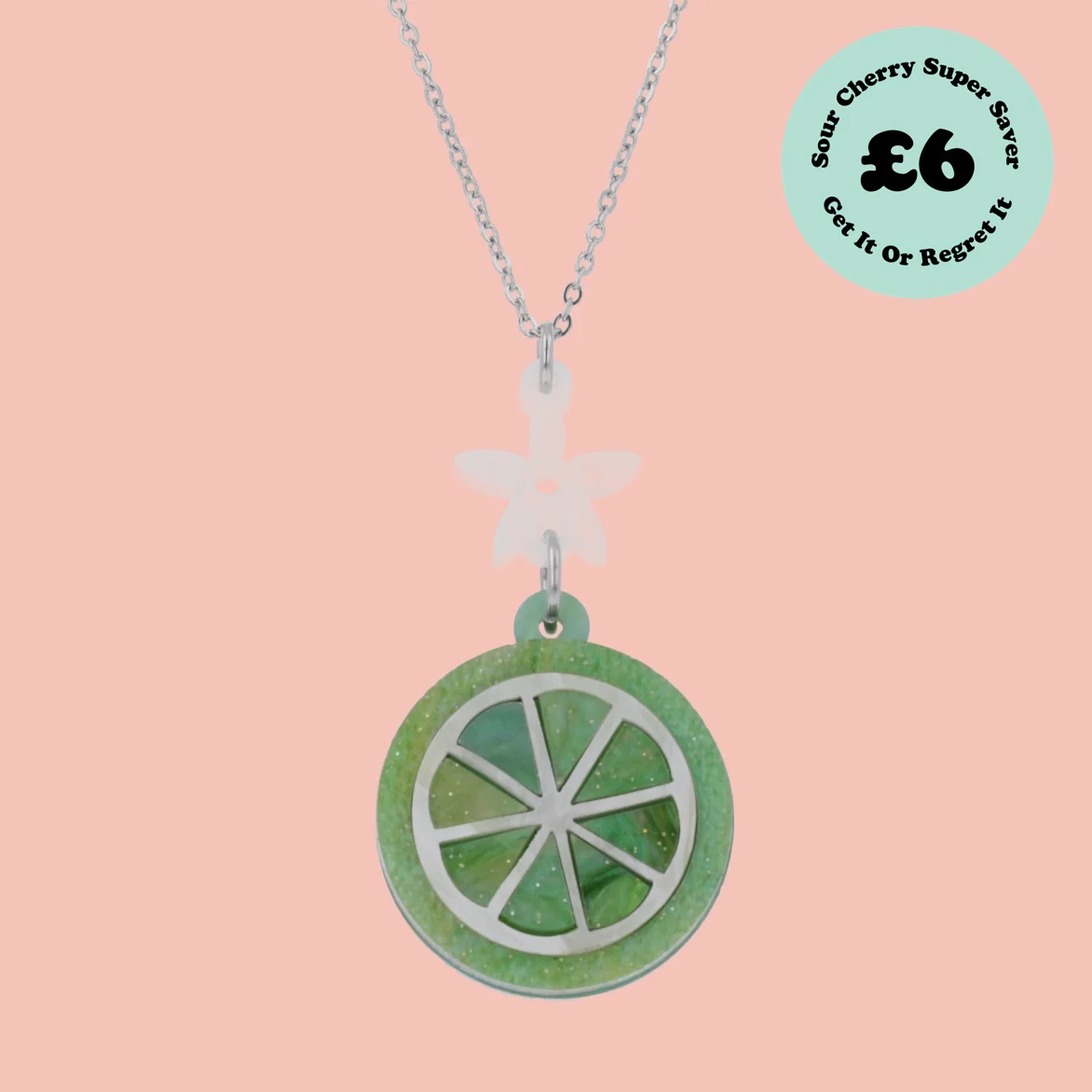 Lime Slice Necklace
