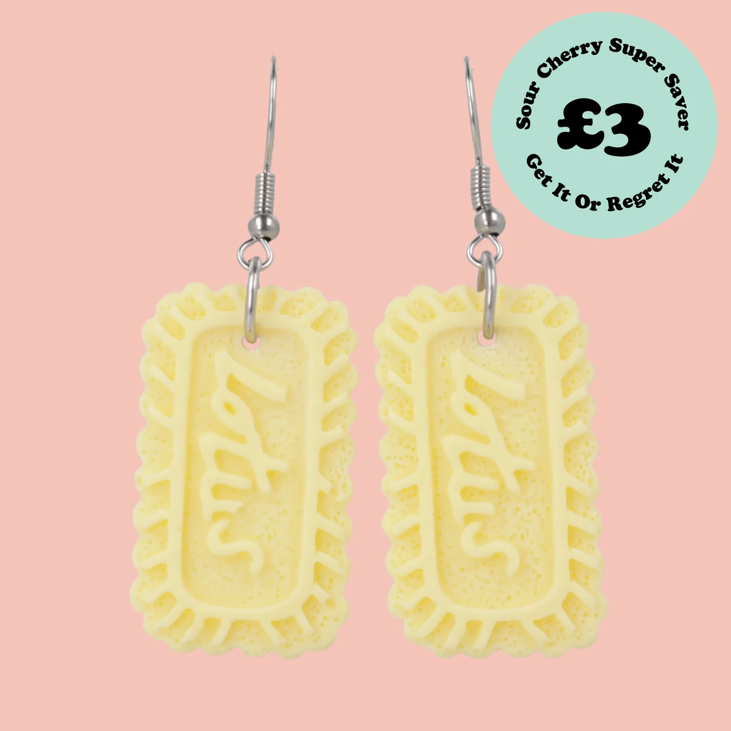 Lotus Biscuit Earrings