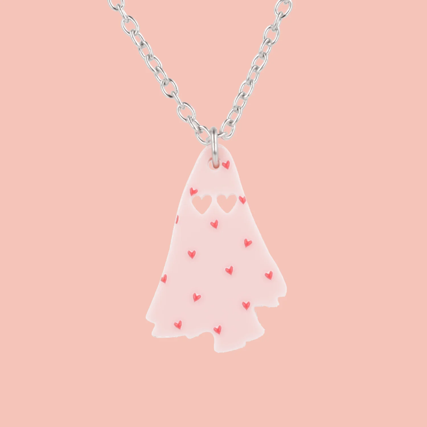 Love At First Fright Ghost Necklace - Image 4
