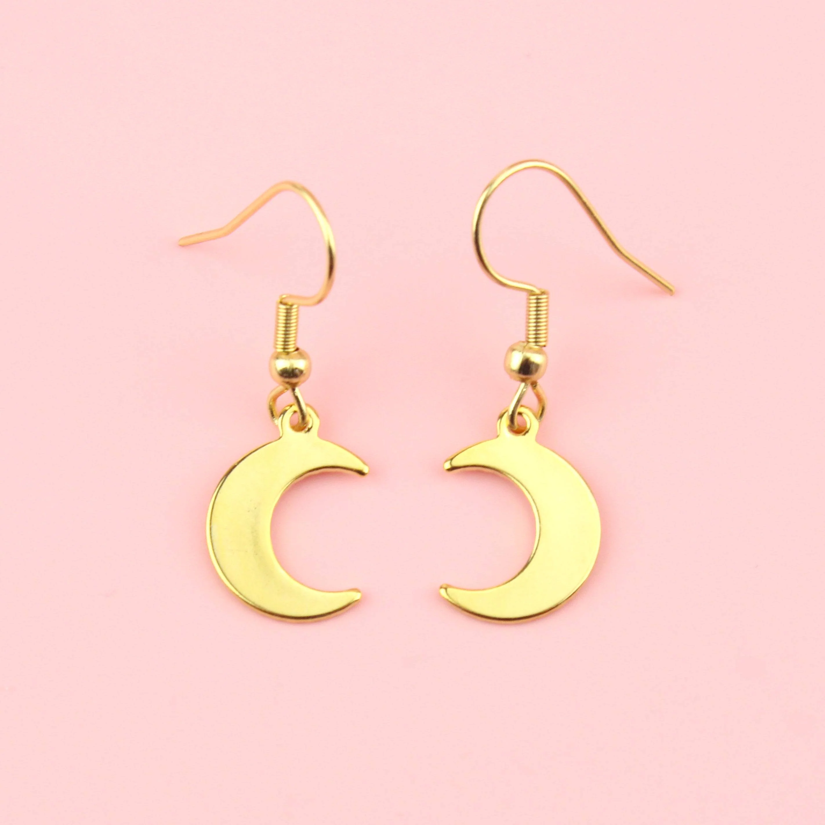 Luna Moon Earrings (Gold Plated)