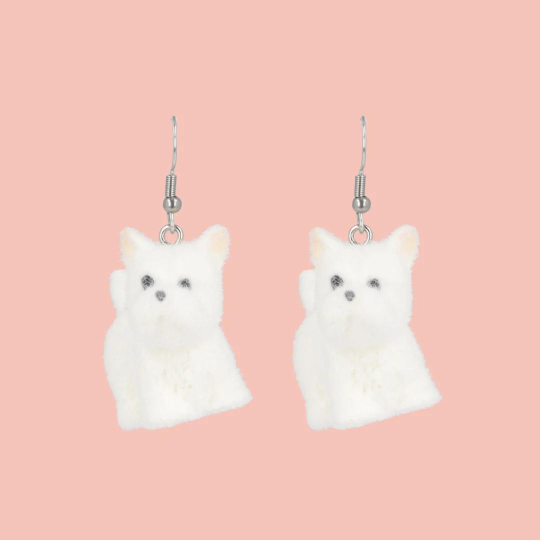 Mable The Westie Earrings