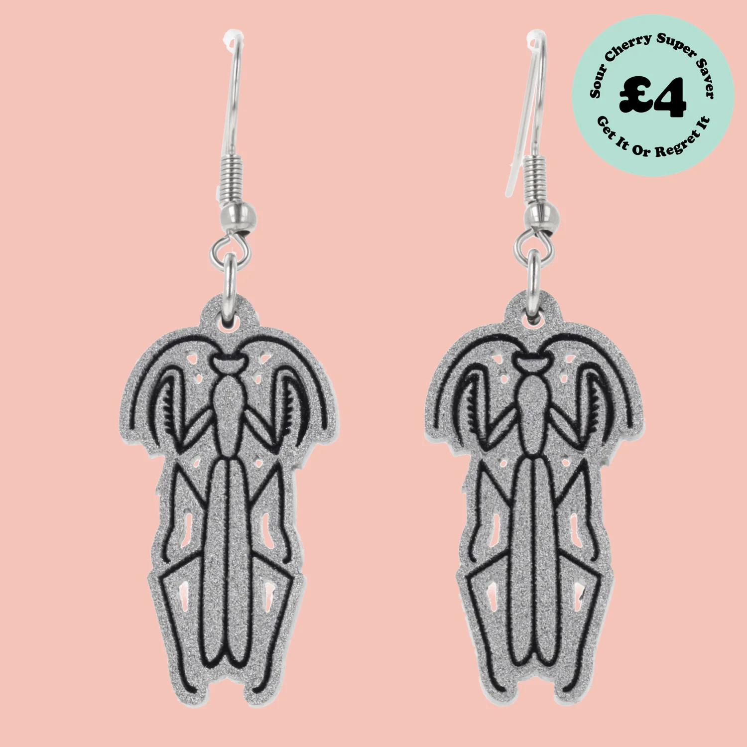 Maneater Praying Mantis Earrings