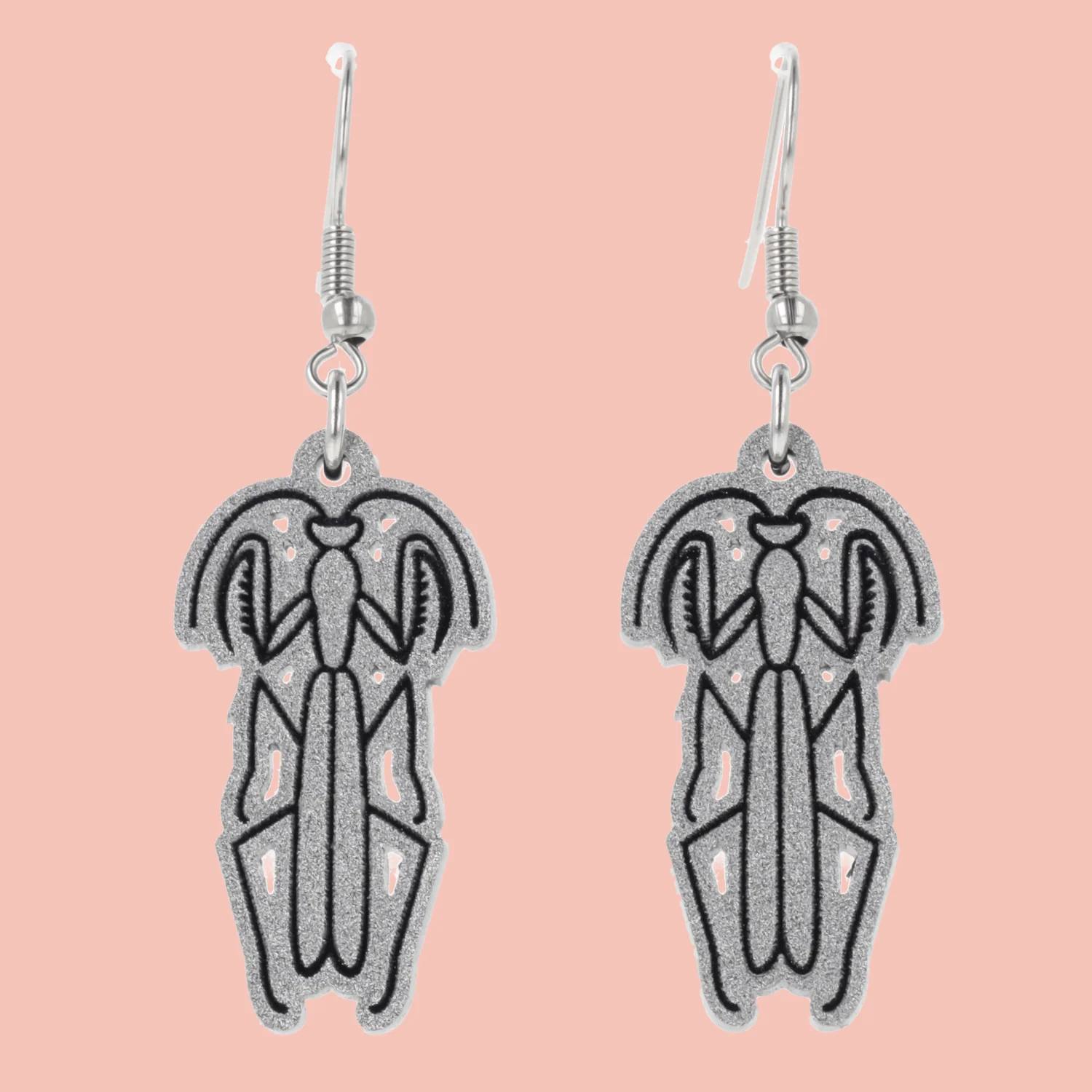 Maneater Praying Mantis Earrings - Image 2